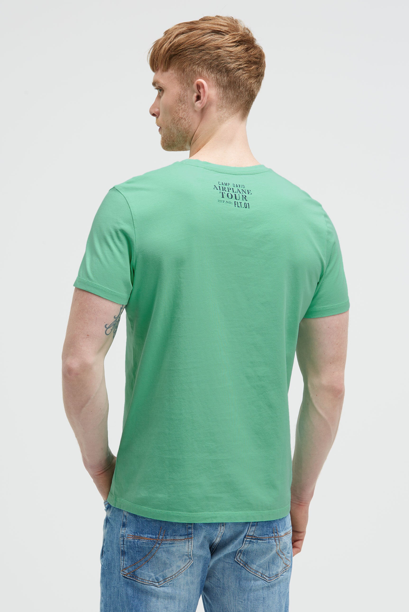 T-shirt z okrągłym dekoltem z puffprintem