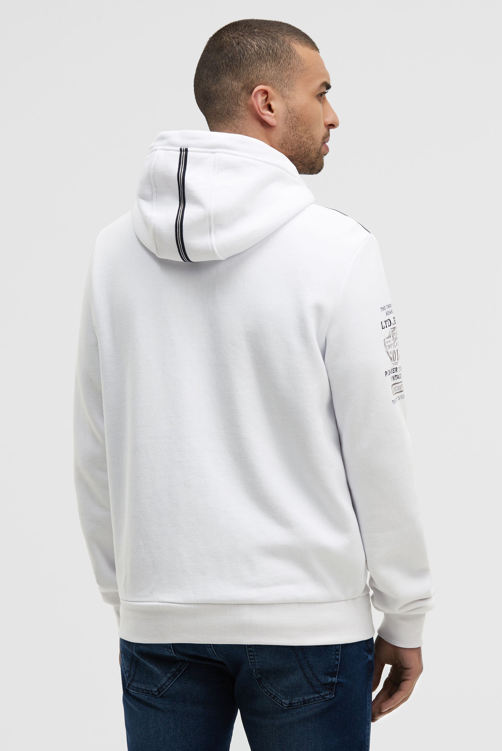 Bluza dresowa z kapturem i logo Artworks - 5