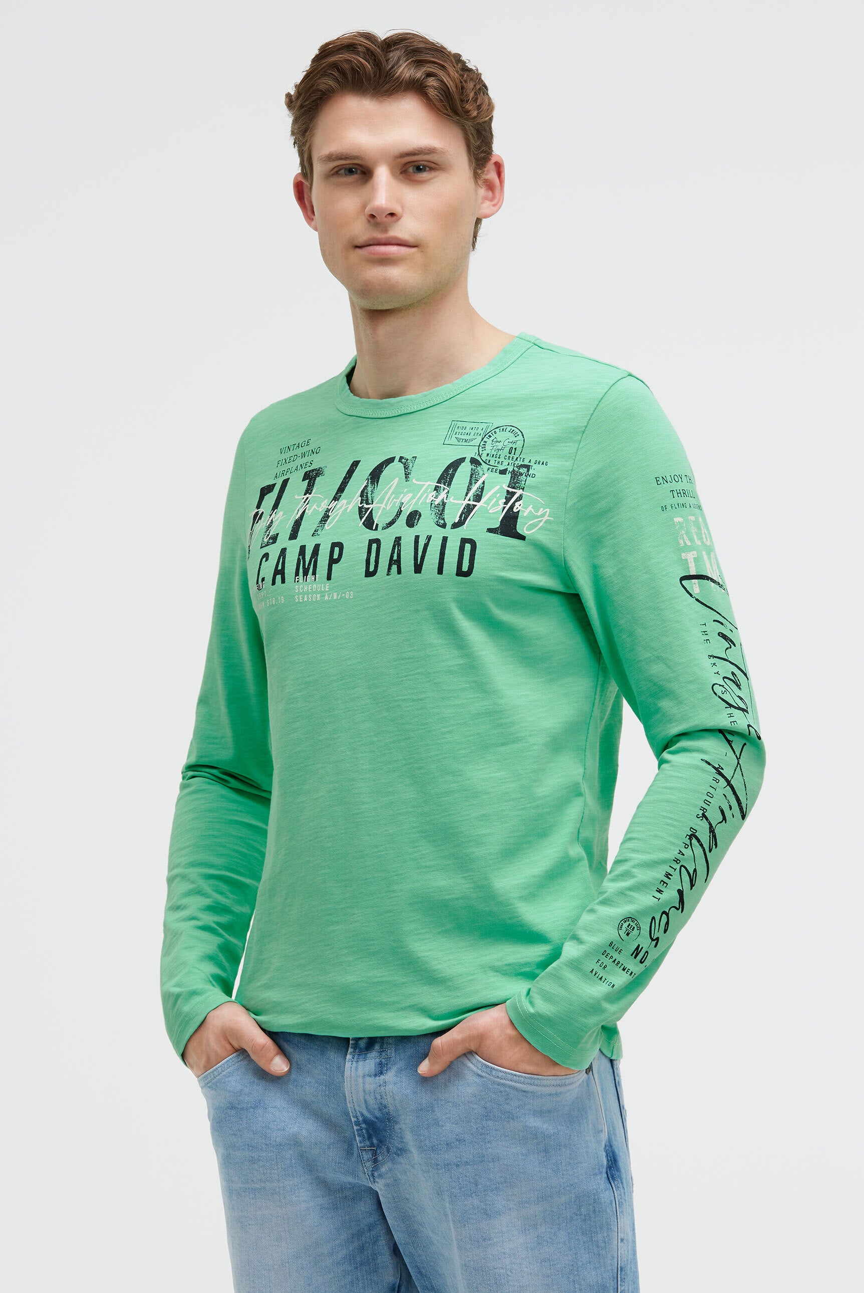 Longsleeve z nadrukami used - 2