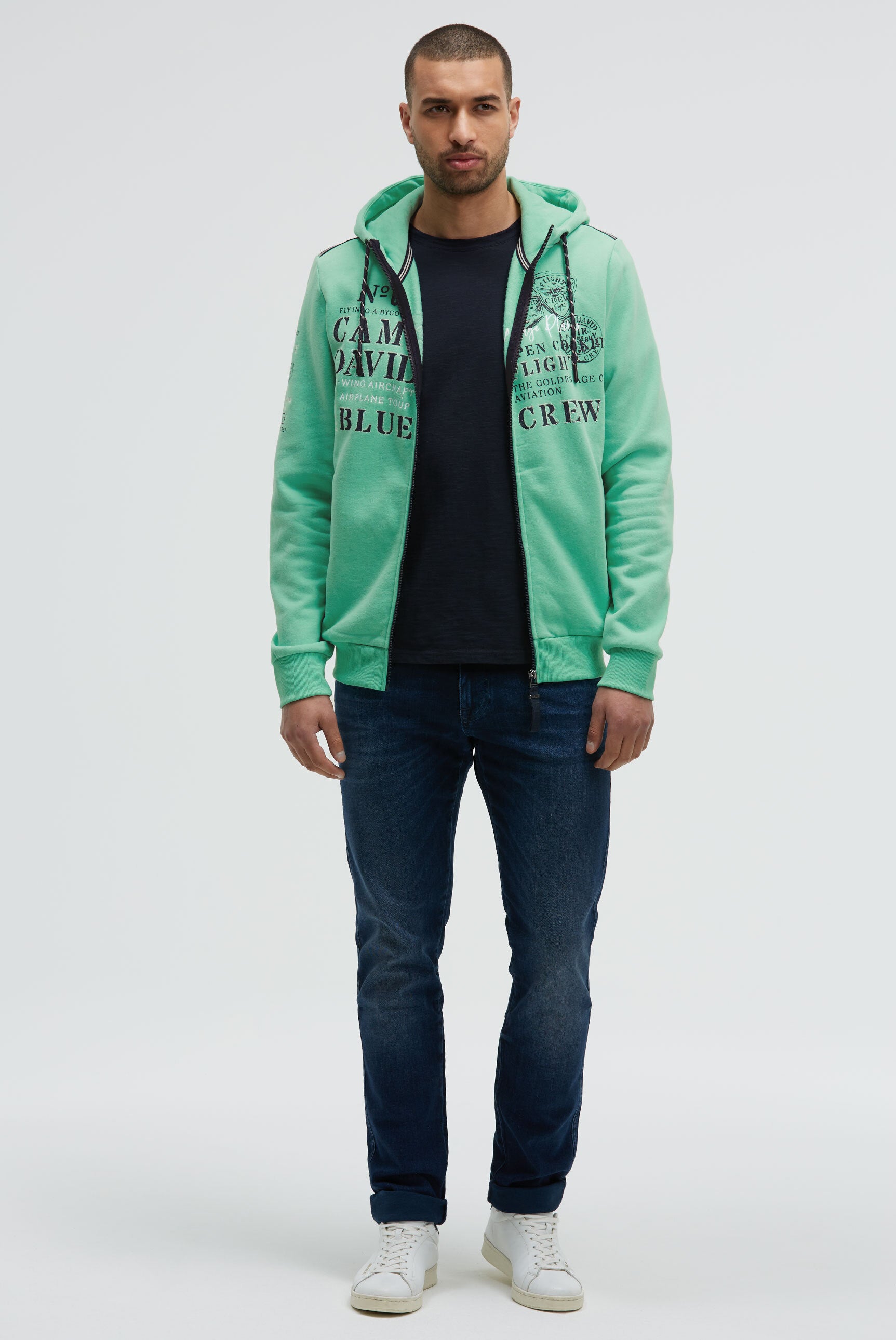 Bluza dresowa z kapturem i logo Artworks - 3