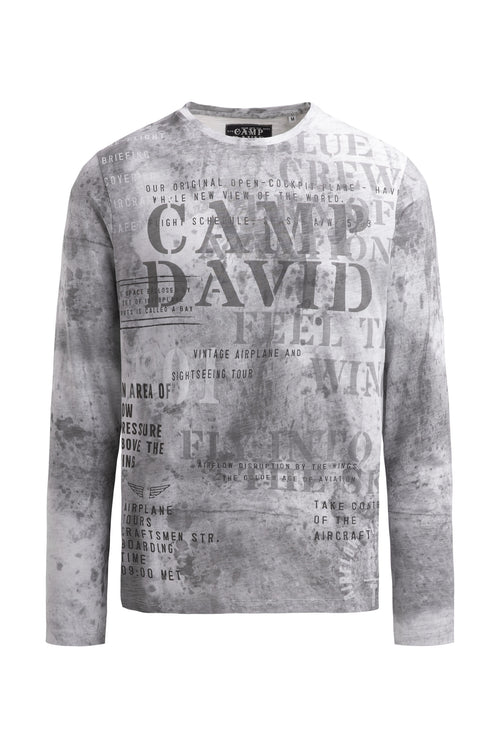 Longsleeve z nadrukiem all over