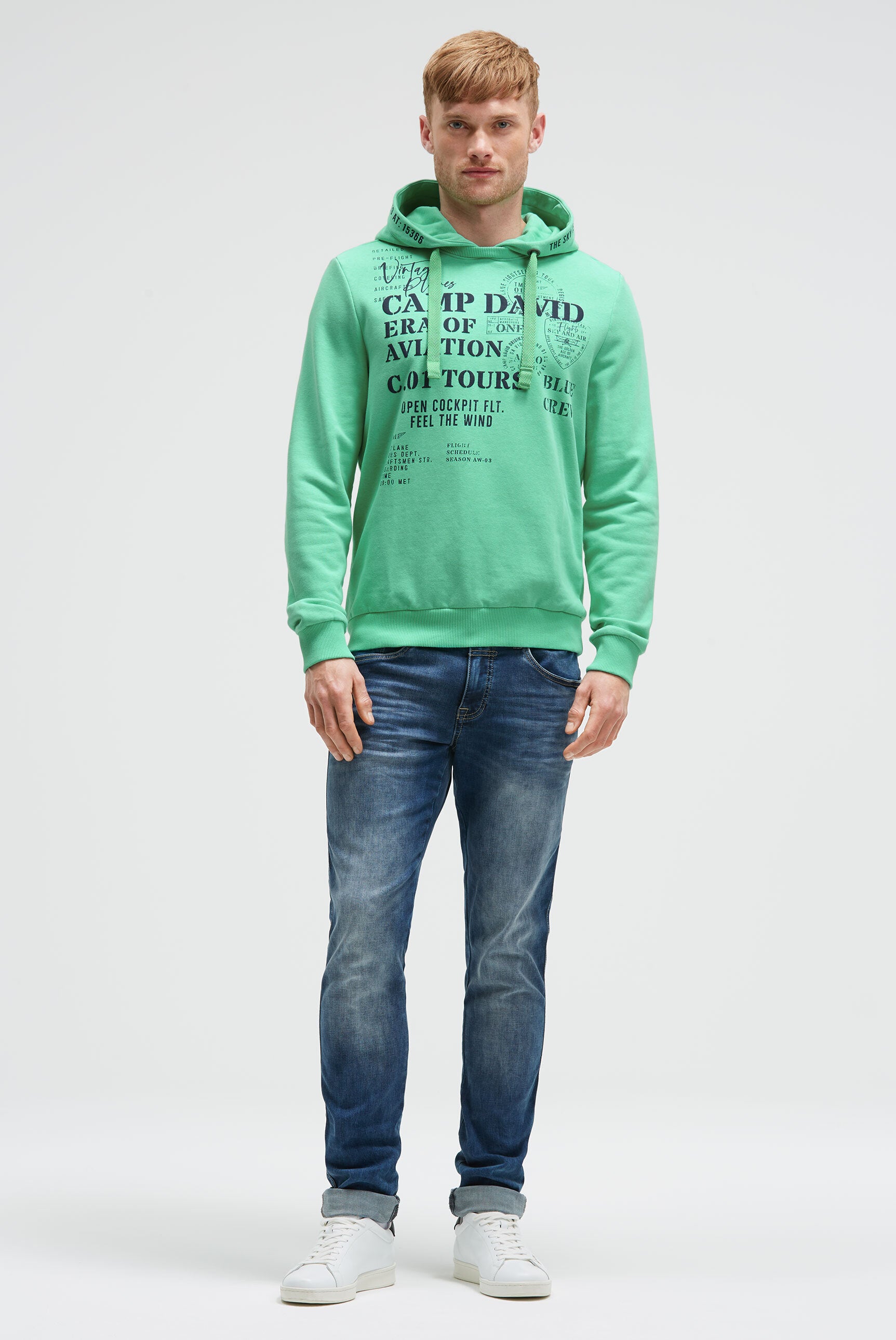 Hoodie z nadrukiem puffprint