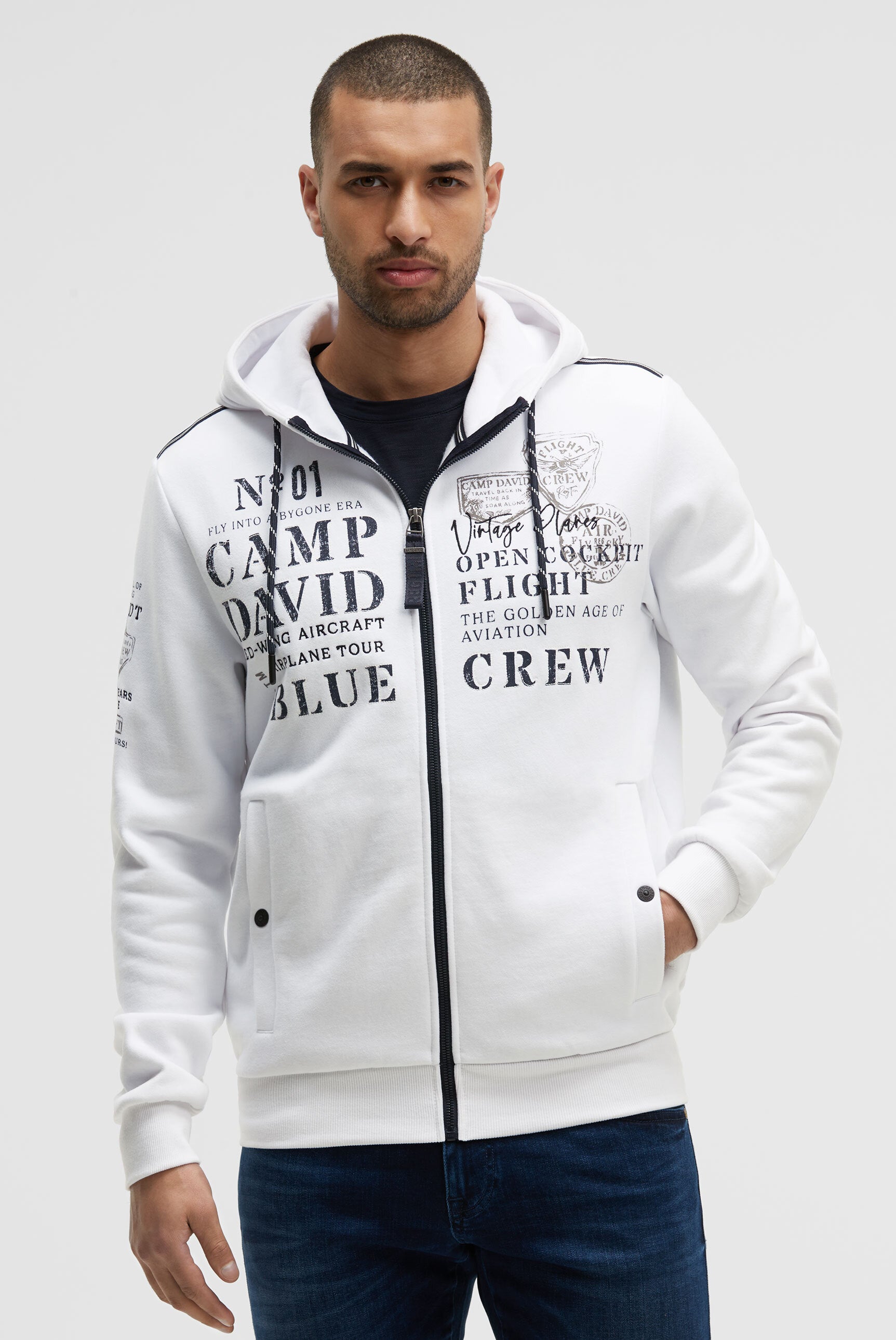 Bluza dresowa z kapturem i logo Artworks - 2