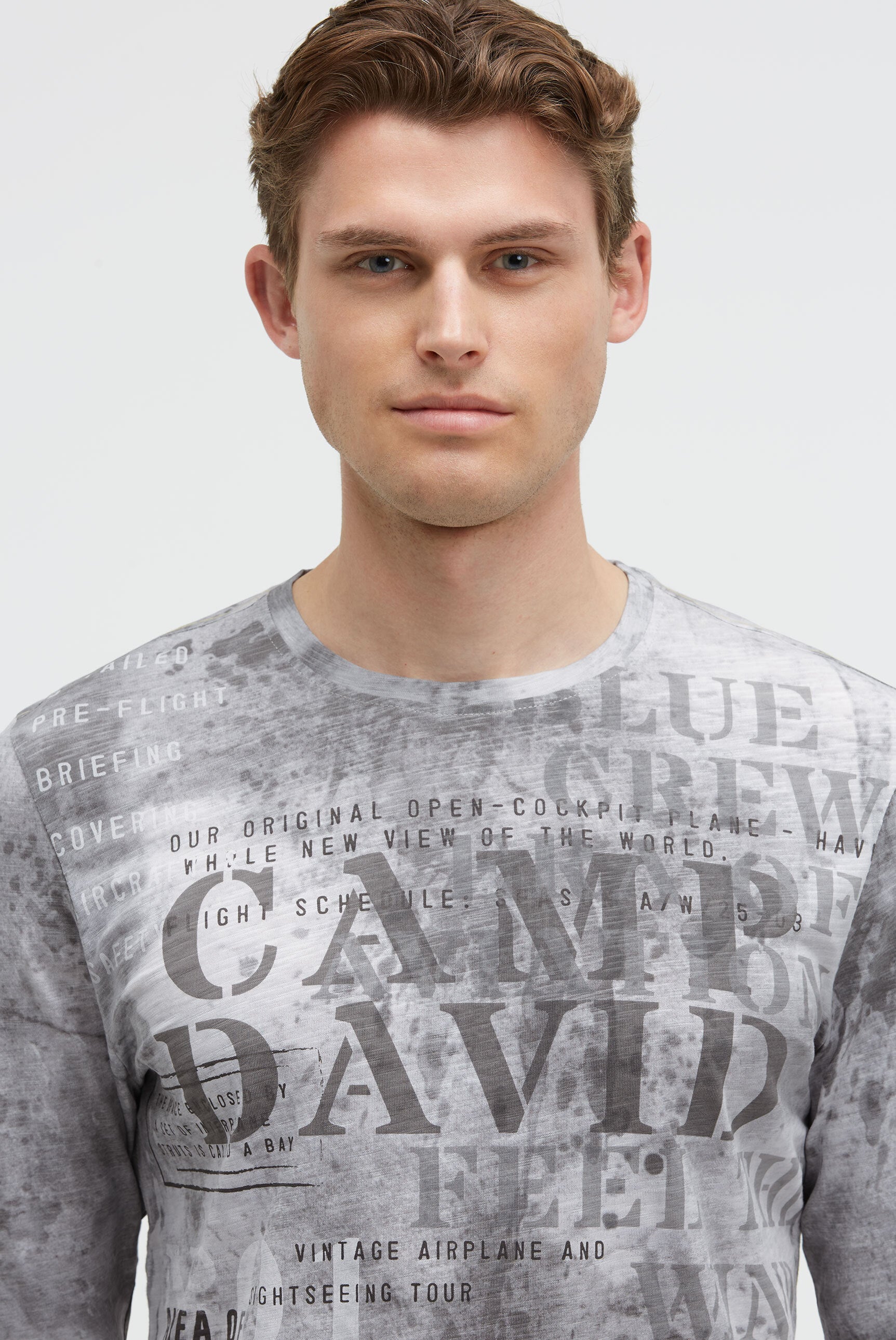 Longsleeve z nadrukiem all over - 4