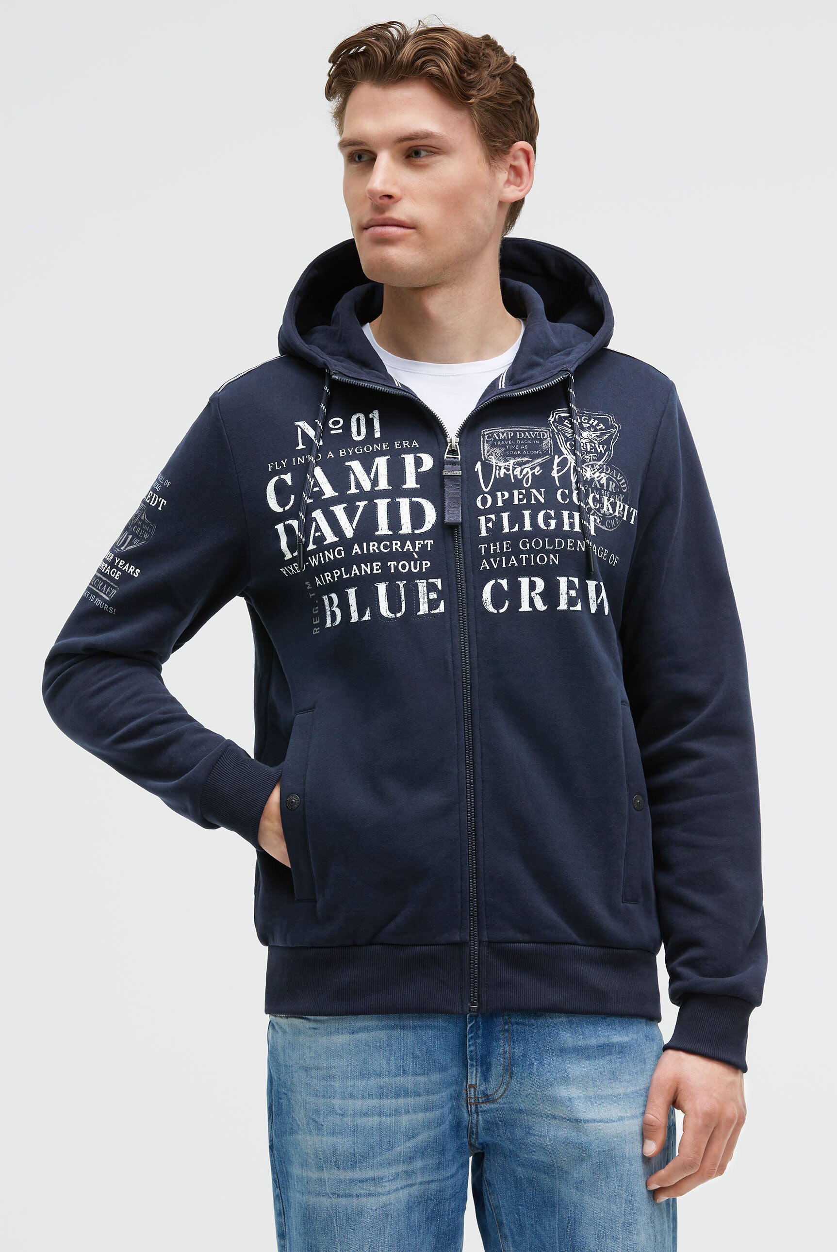 Bluza dresowa z kapturem i logo Artworks