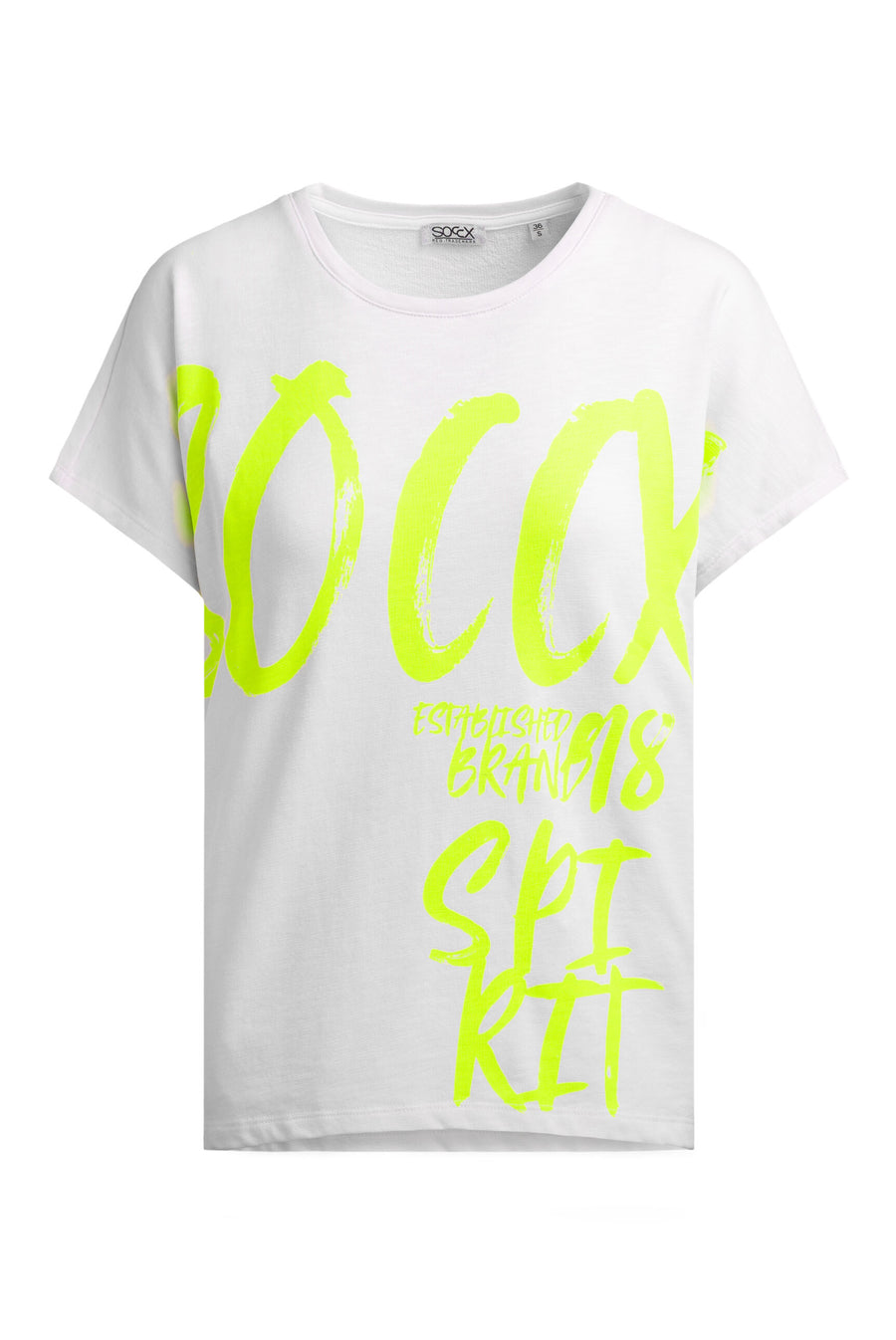 Ärmelloses Oversized Shirt mit Label Print opticwhite