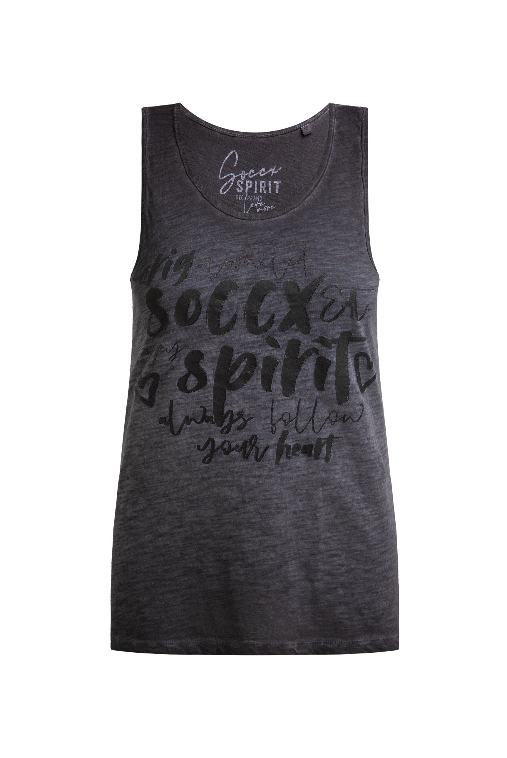 Top z brokatownym nadrukiem