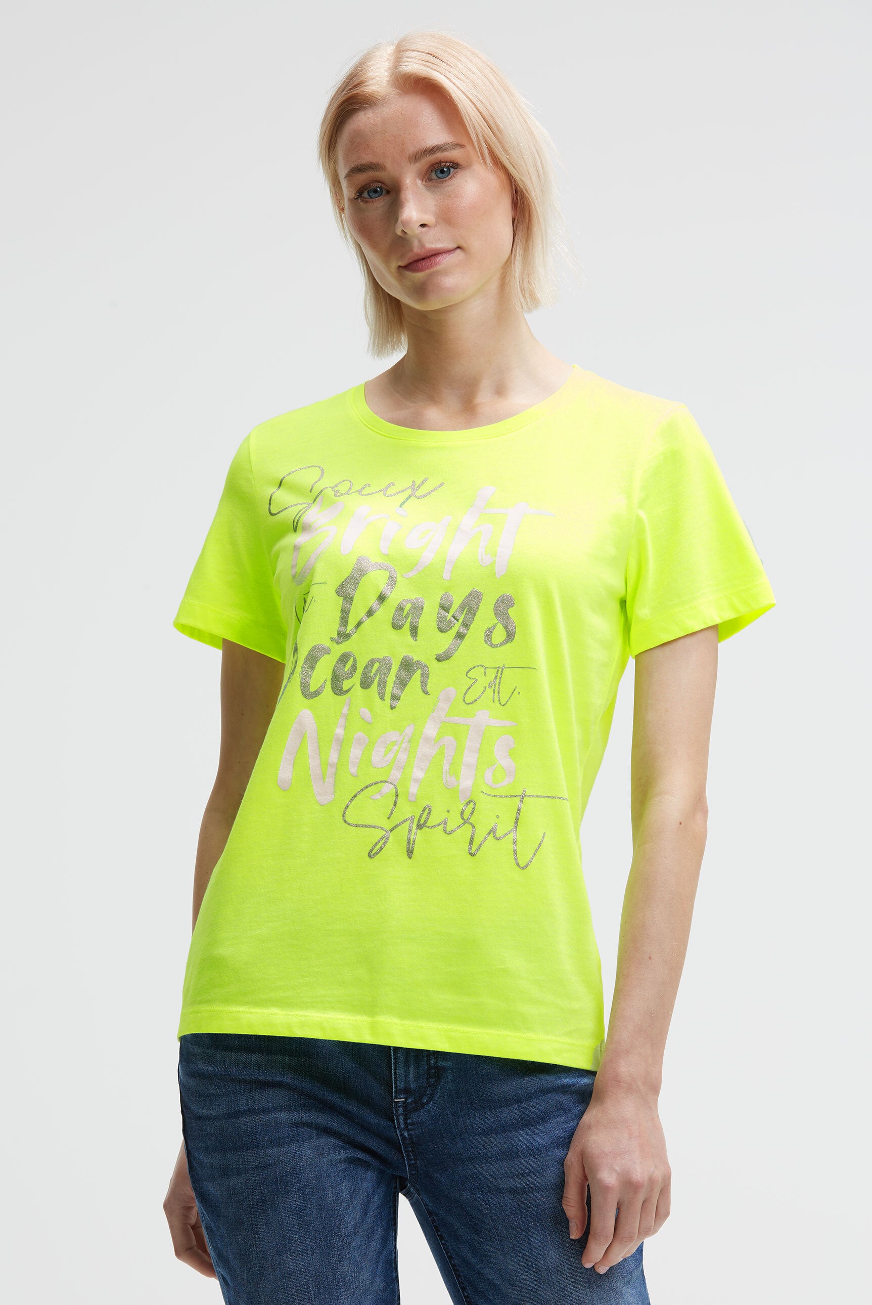 T-Shirt mit Rundhalsausschnitt und Artwork