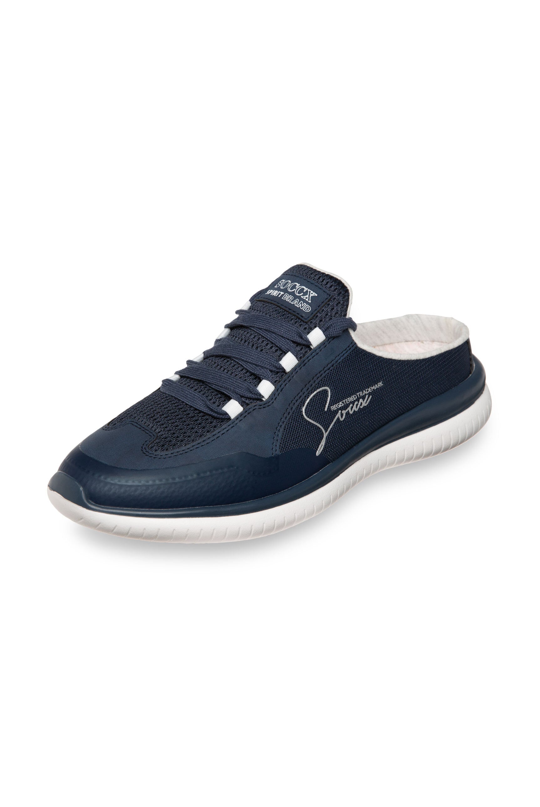 Wsuwane sneakersy z tekstylnej siateczki - 1