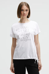 Koszulka Loose Fit ze ściągaczem w dole