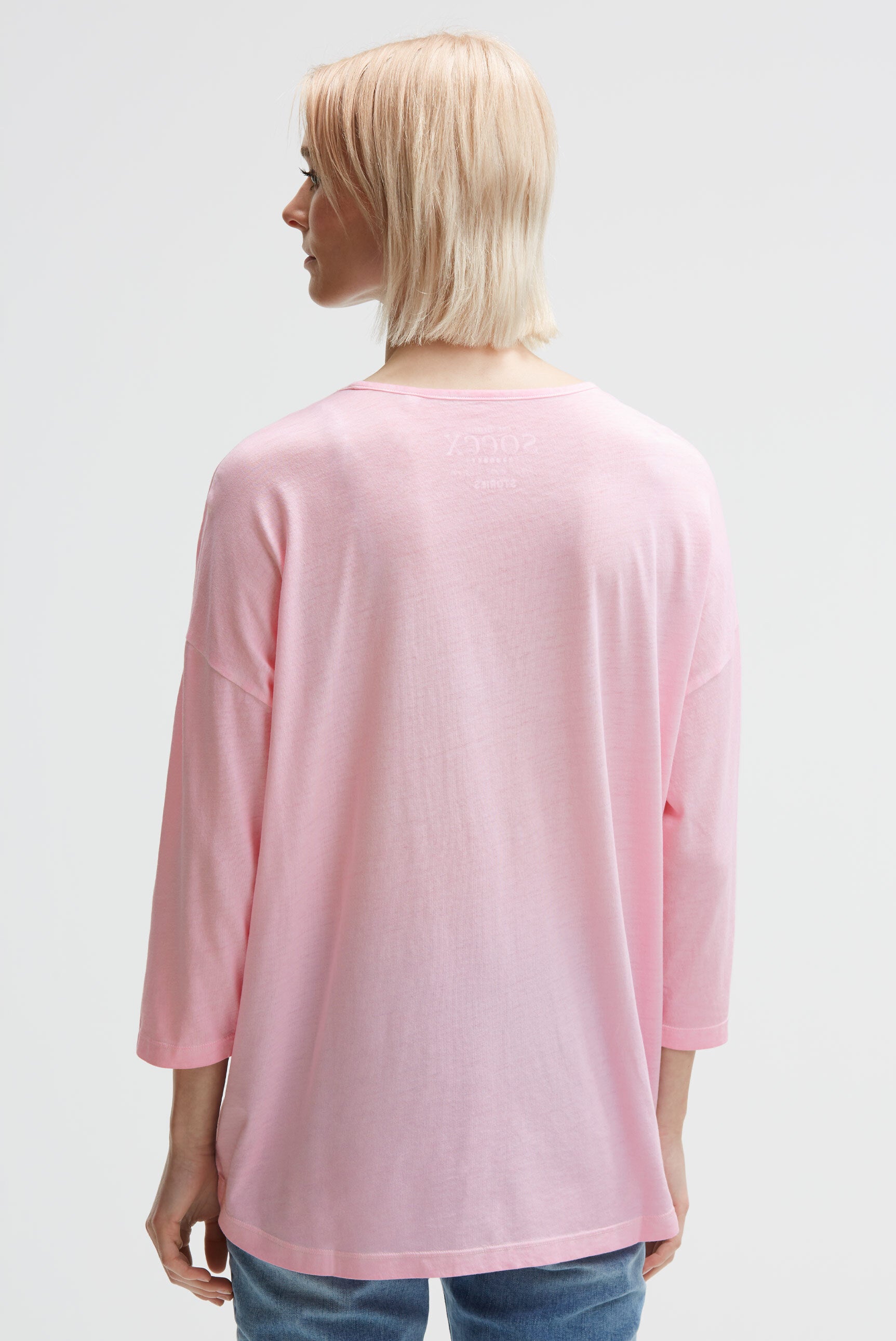 Oversized-Shirt Oil Dyed mit Artwork