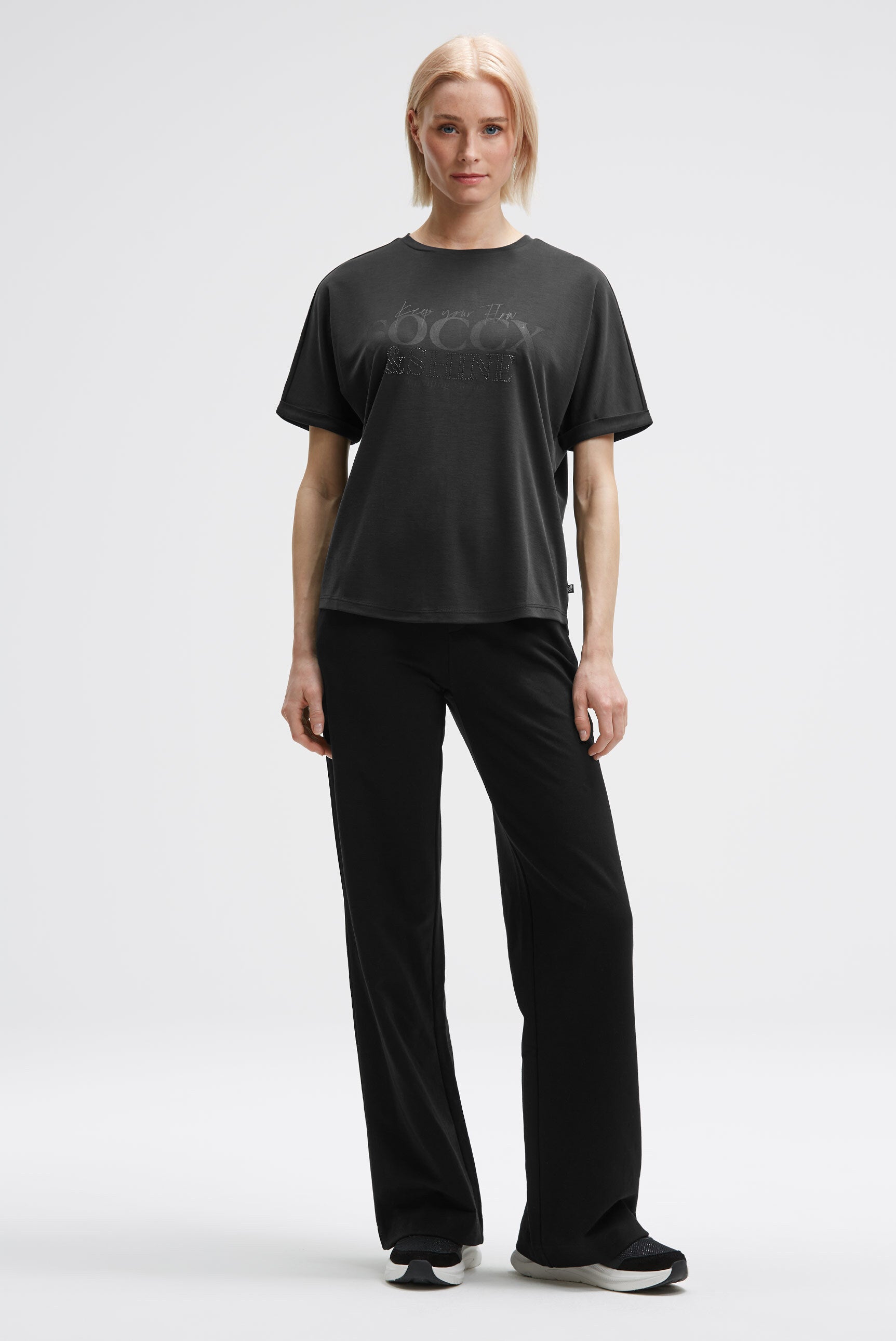 Logo T-Shirt mit Schmucksteinen - 3