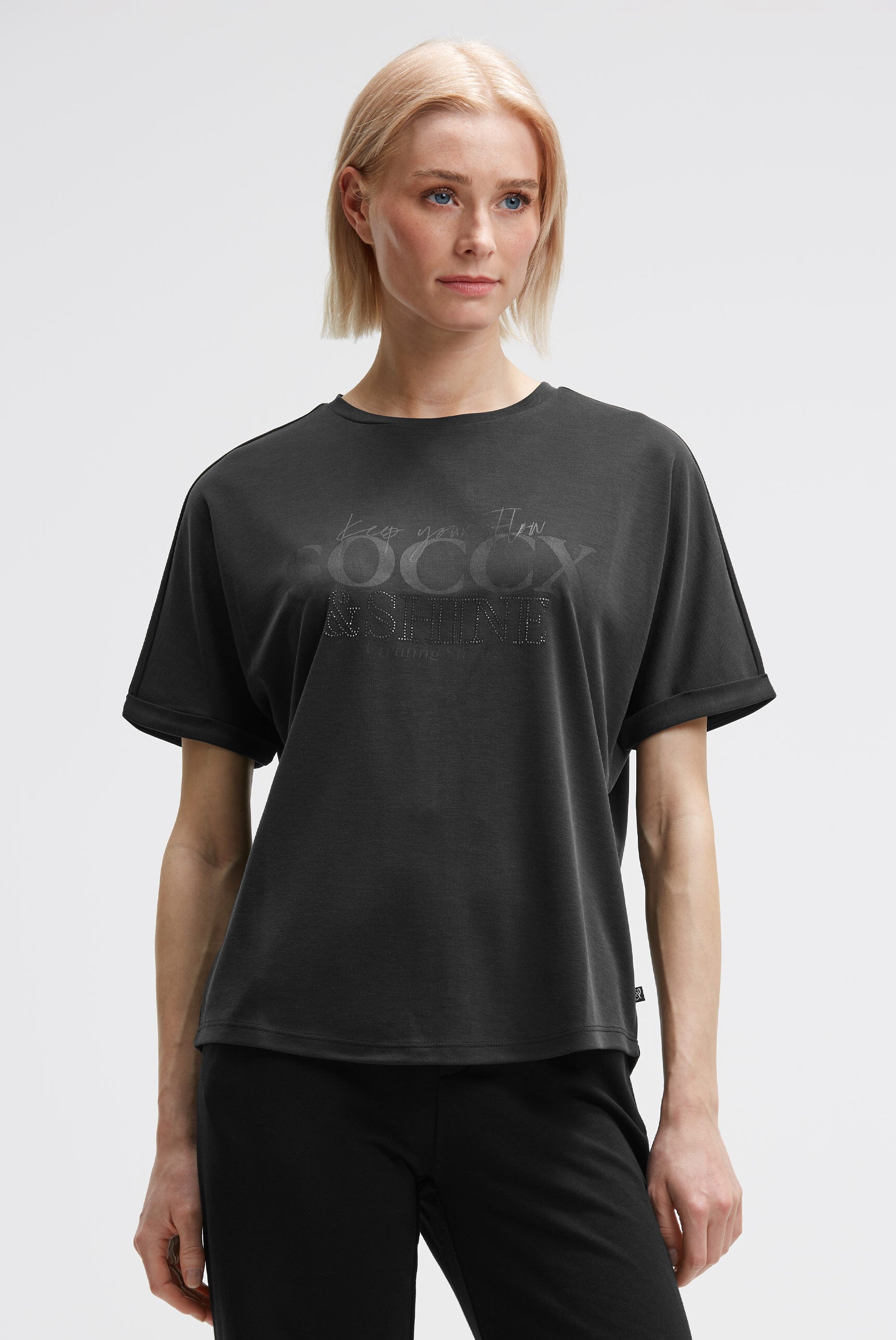Logo T-Shirt mit Schmucksteinen - 2