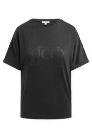 Logo T-Shirt mit Schmucksteinen
