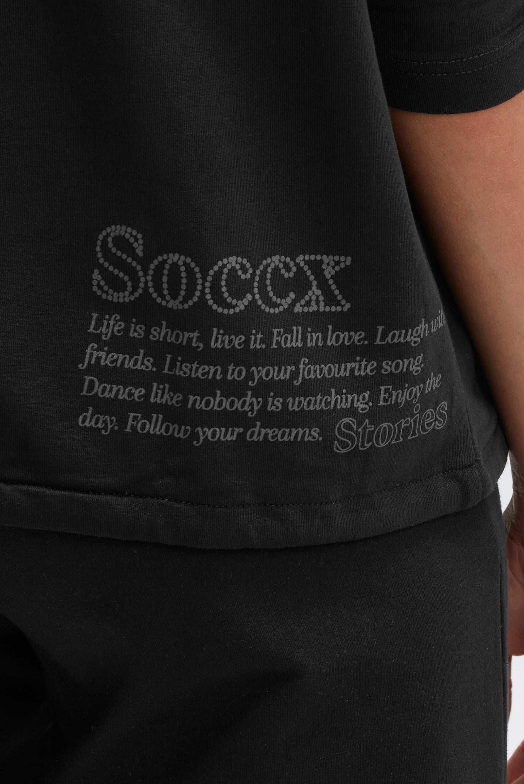 Bluza z kapturem z nadrukiem na plecach