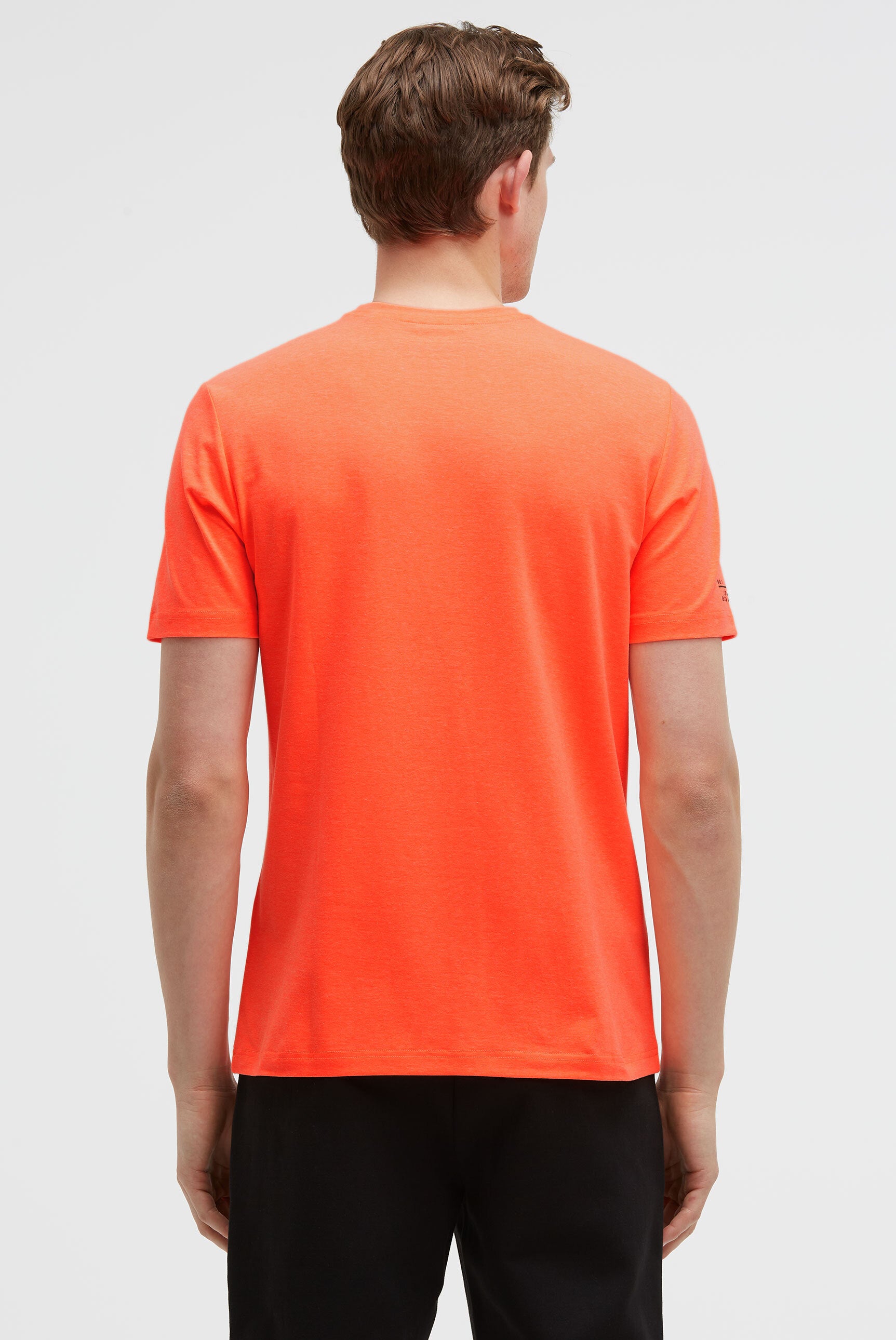 T-shirt z okrągłym dekoltem i nadrukiem logo - 5