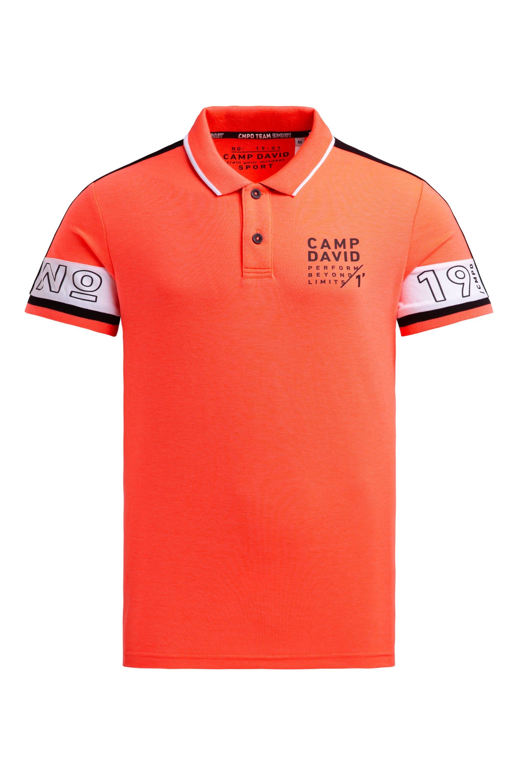 Polo pique z colour-blocking - 1