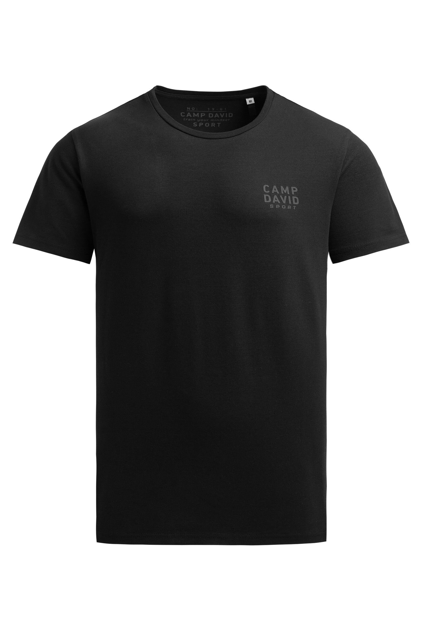 T-shirt z okrągłym dekoltem z bawełny pique