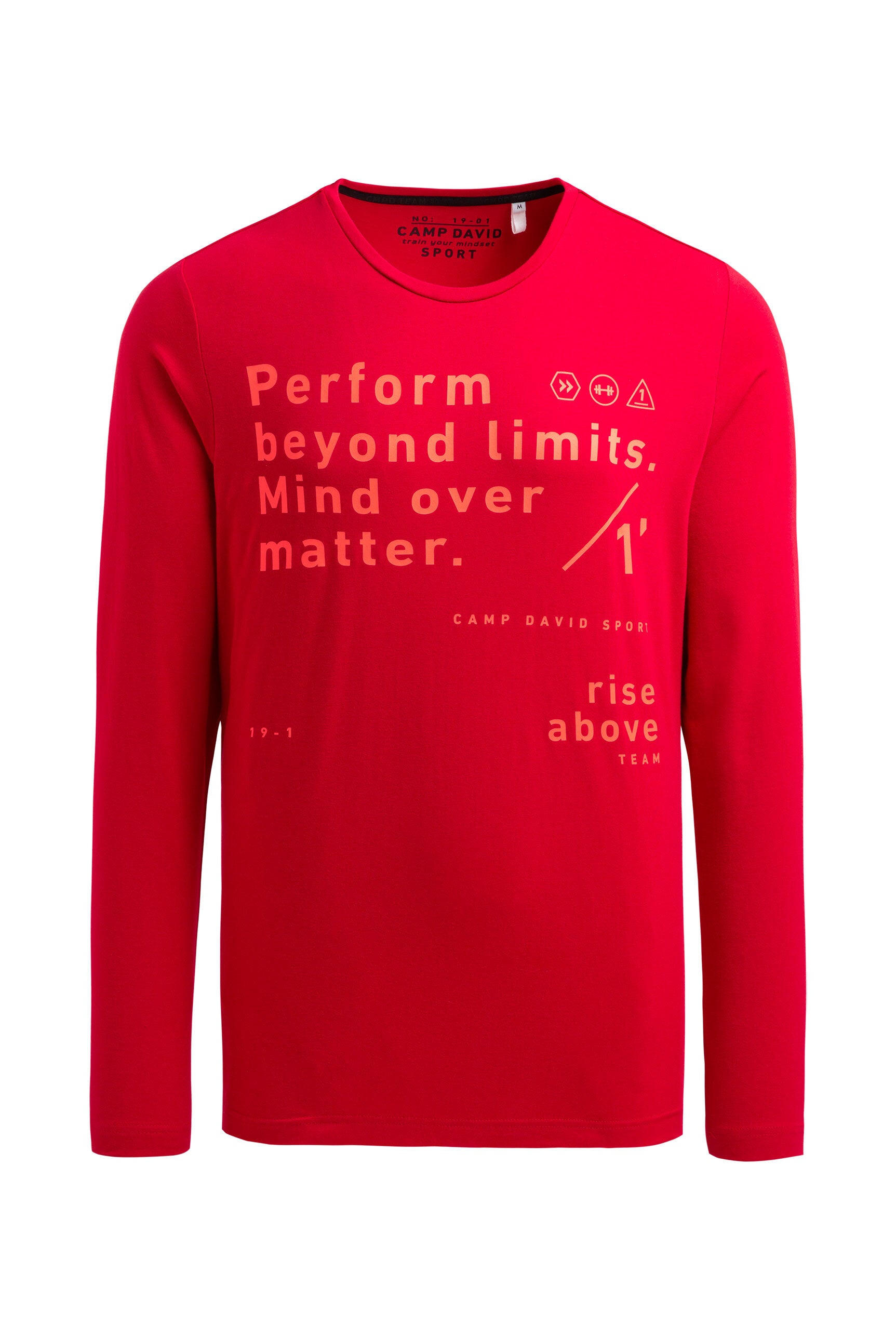 Długi rękaw z nadrukiem foliowym - 1