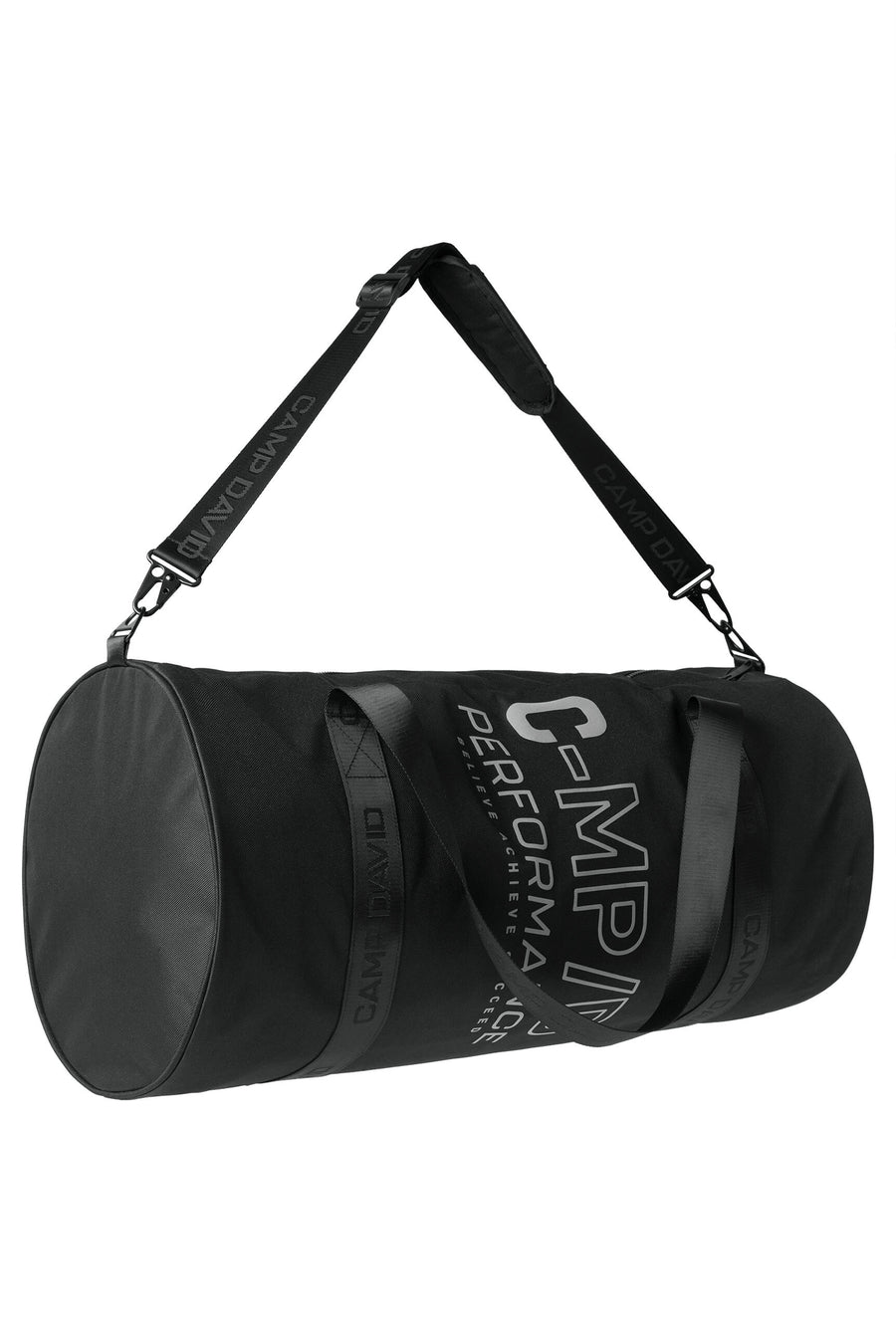 Leichte Sporttasche mit reflektierendem Print black