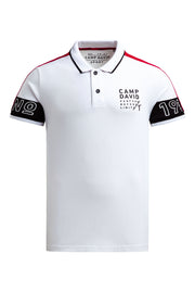 Polo pique z colour-blocking