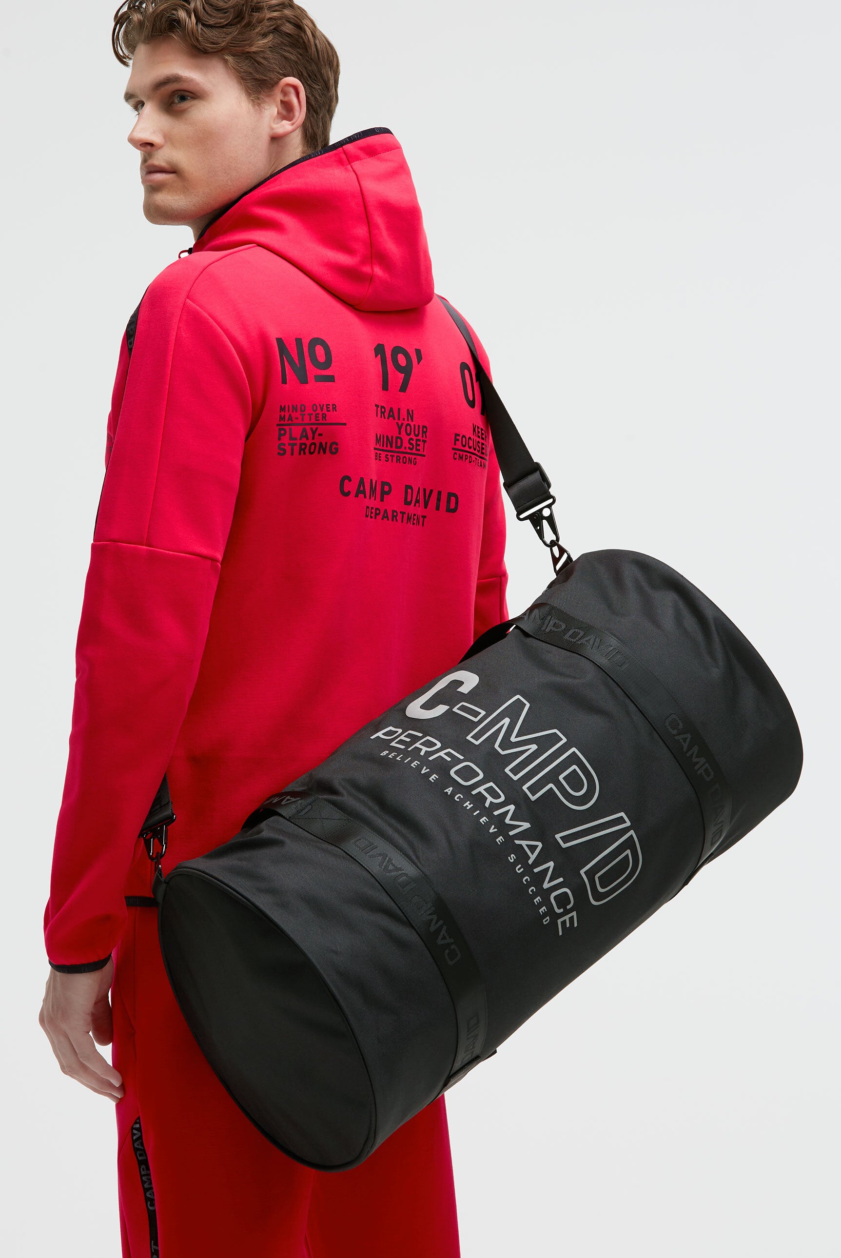 Lekka torba sportowa z odblaskowym nadrukiem - 3