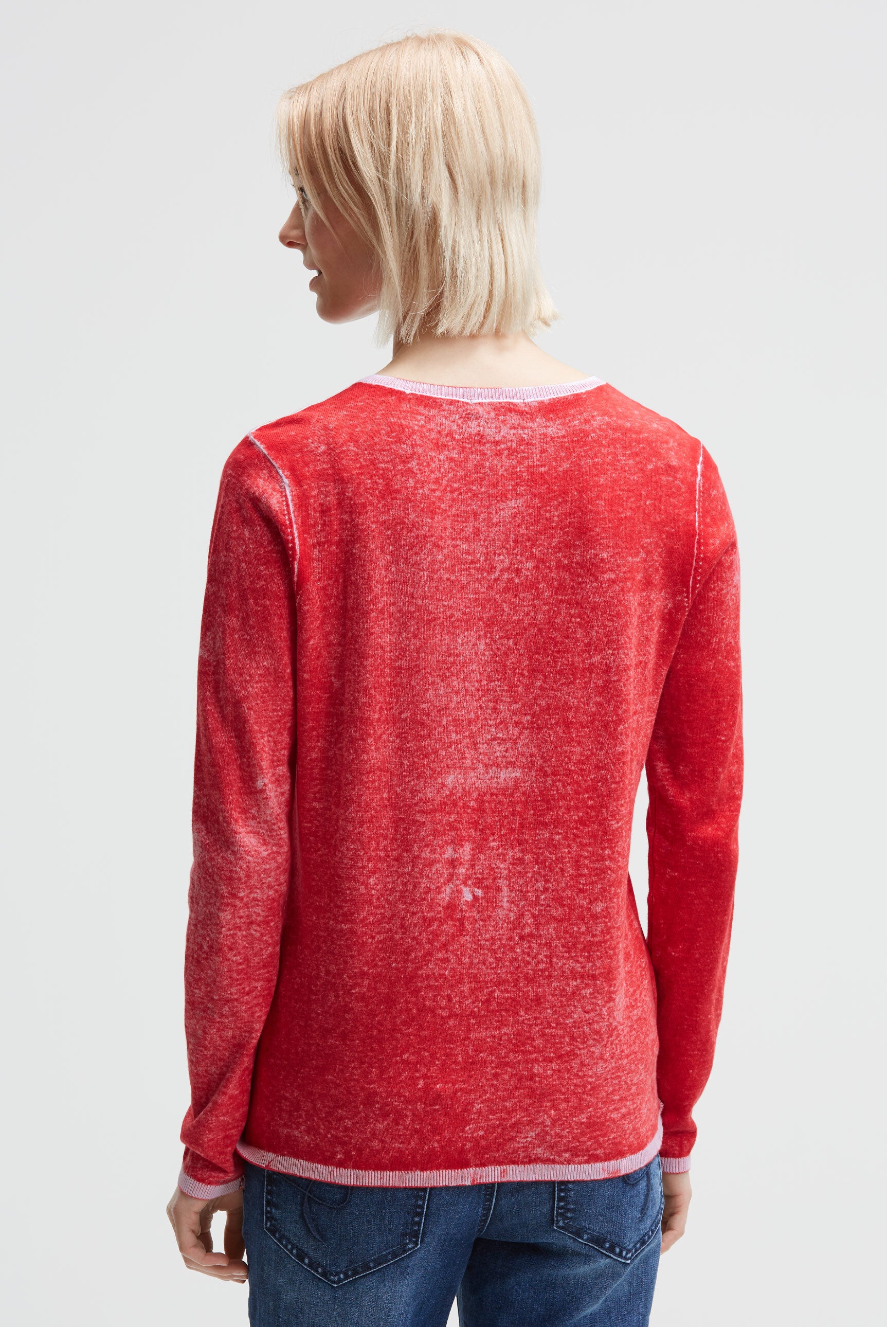 Pullover mit Inside Print und Acid-Effekten - 5
