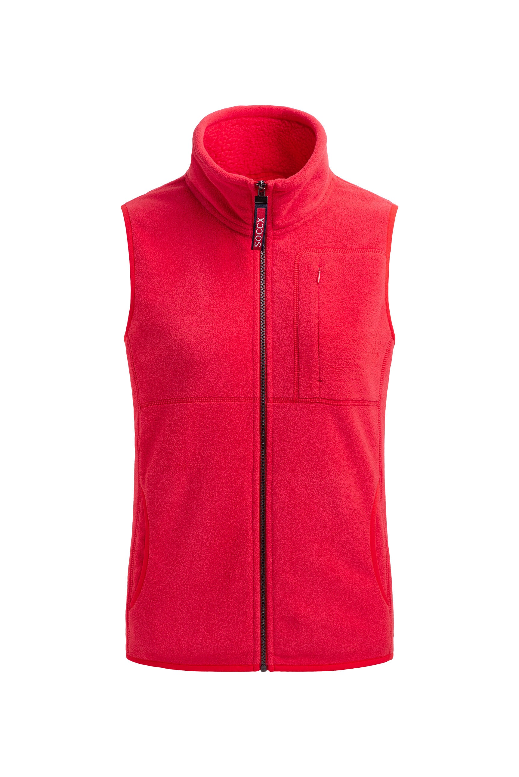 Kamizelka polarowa z grafiką na plecach - 1