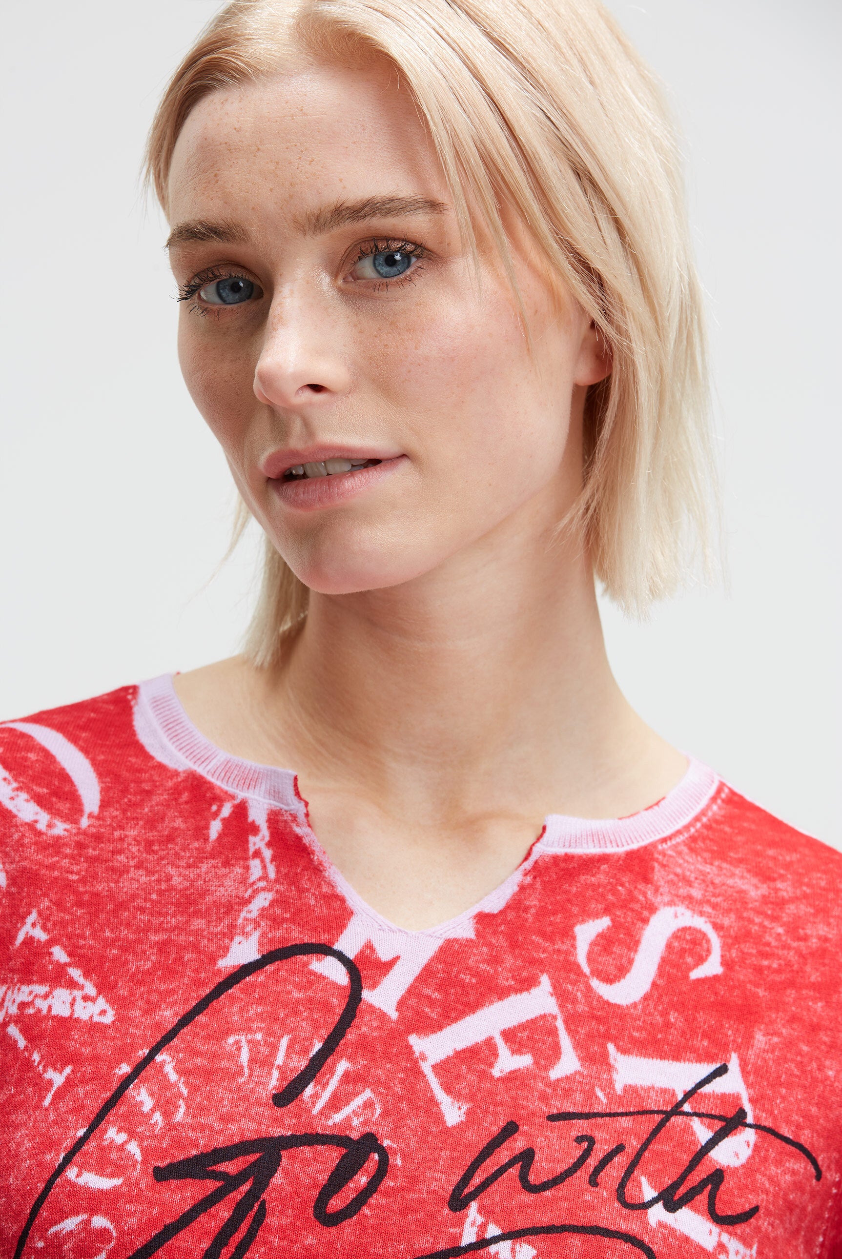 Pullover mit Inside Print und Acid-Effekten - 4