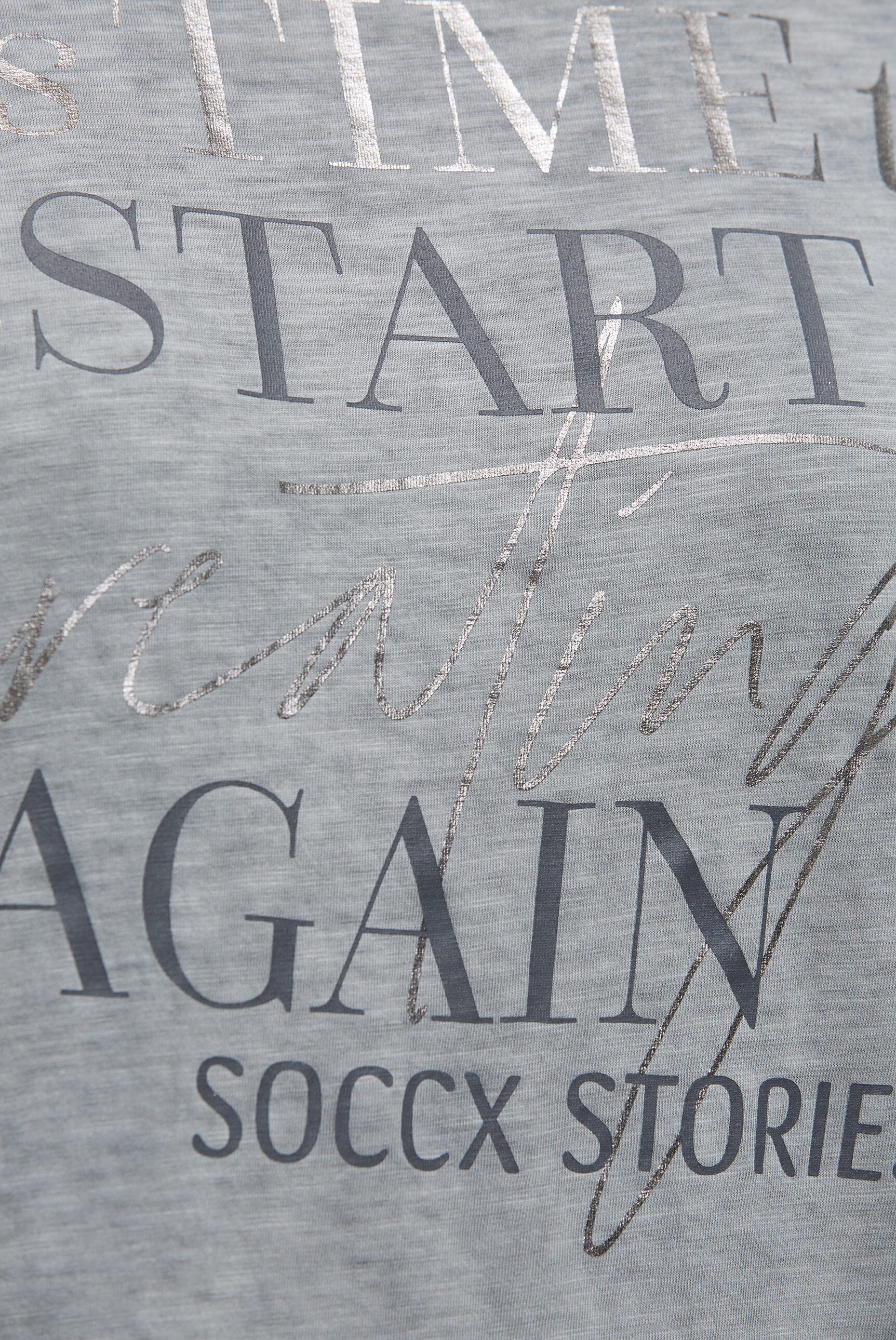 Koszulka Loose Fit ze ściągaczem w dole - 6