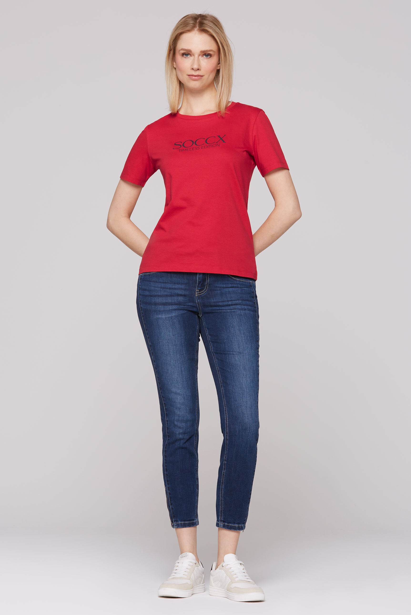 T-Shirt z podstawowej kolekcji z nadrukiem logo - 3