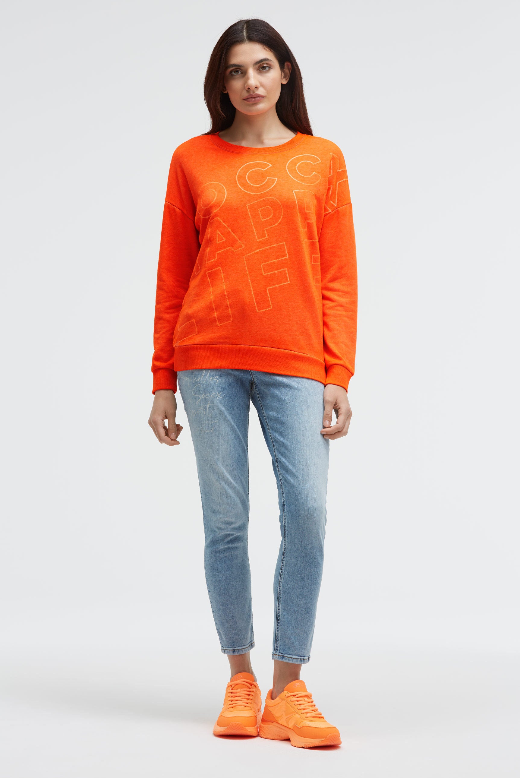 Bluza z brokatowym wzorem