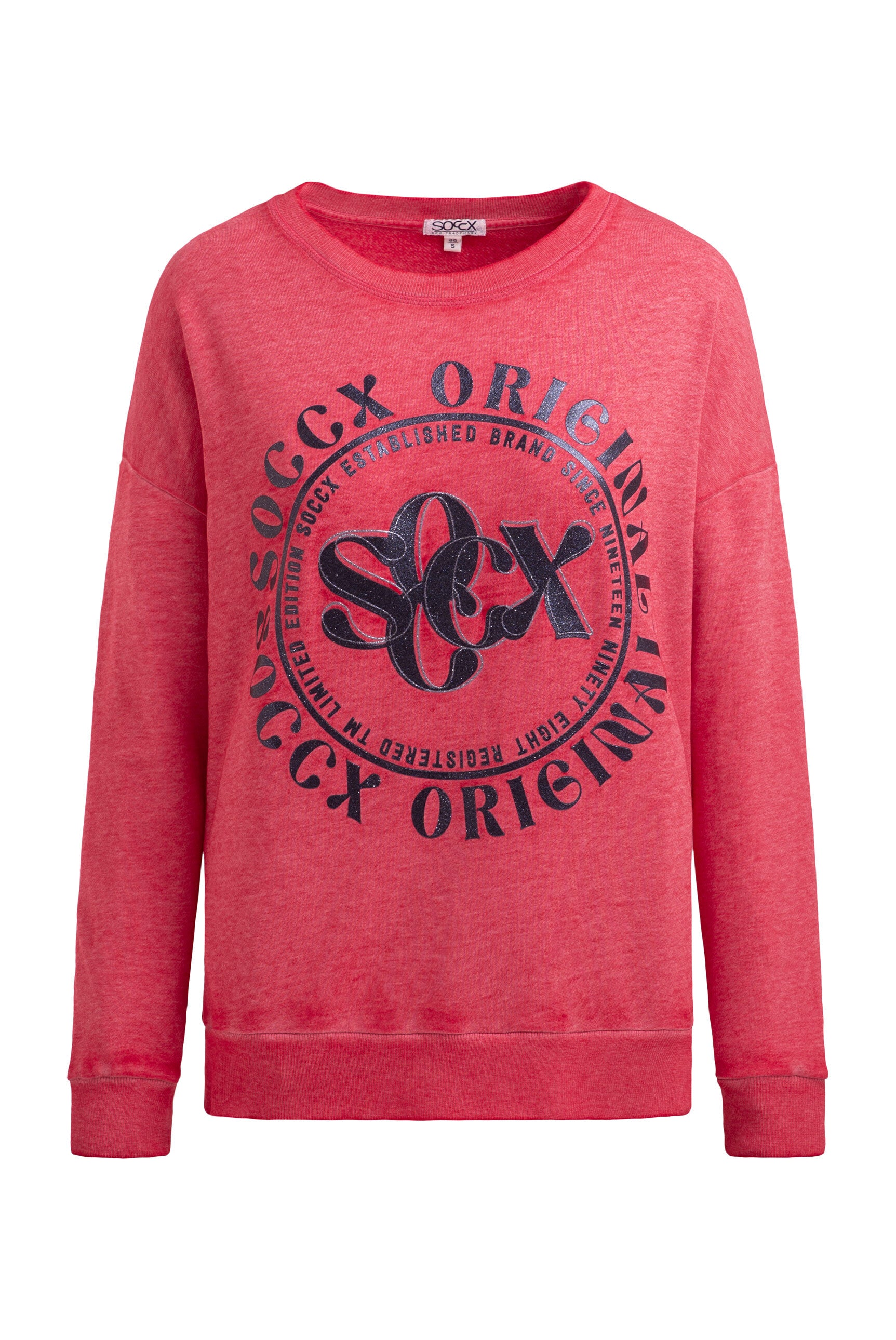 Bluza z brokatowym wzorem - 1