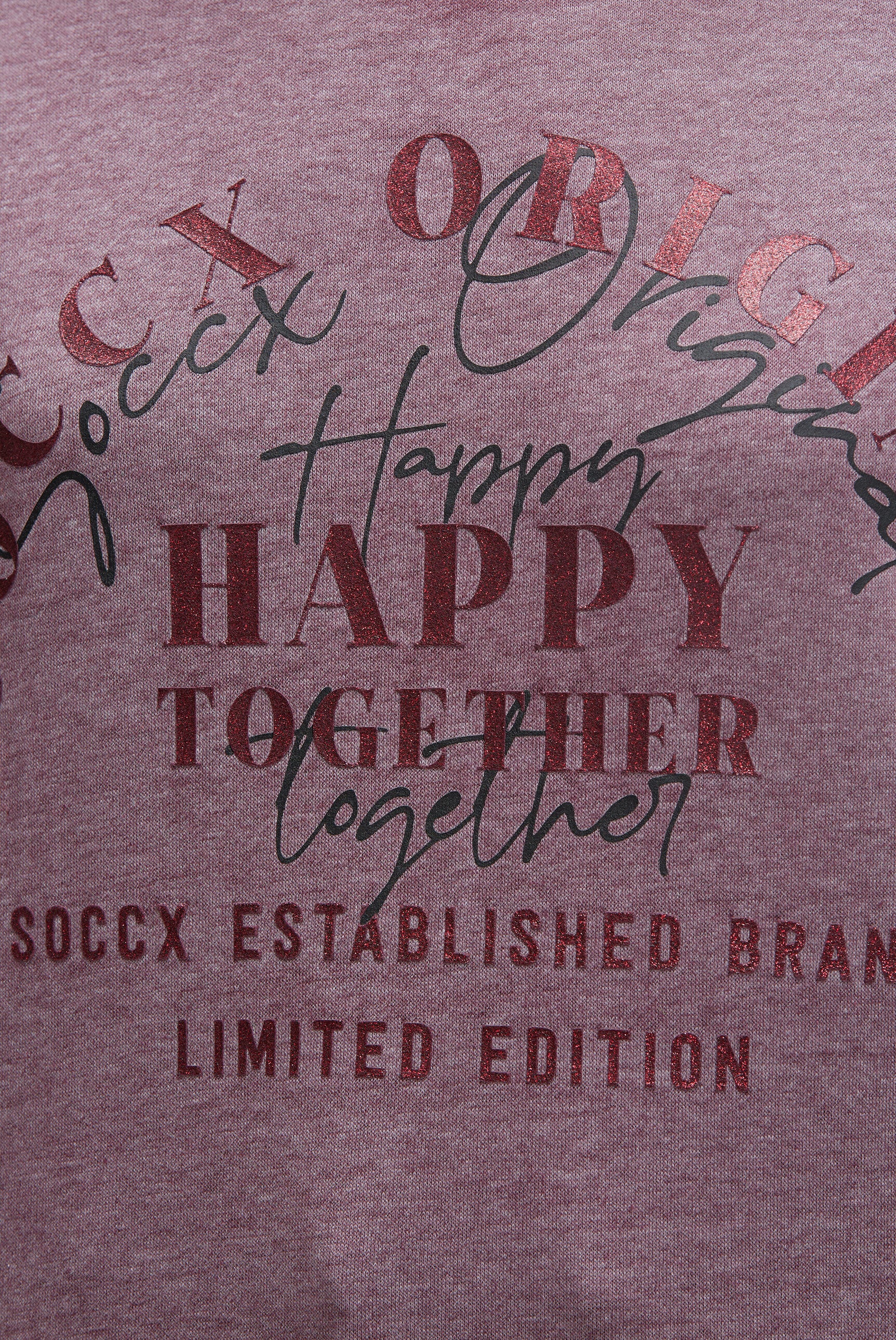 Bluza z brokatowym wzorem - 6