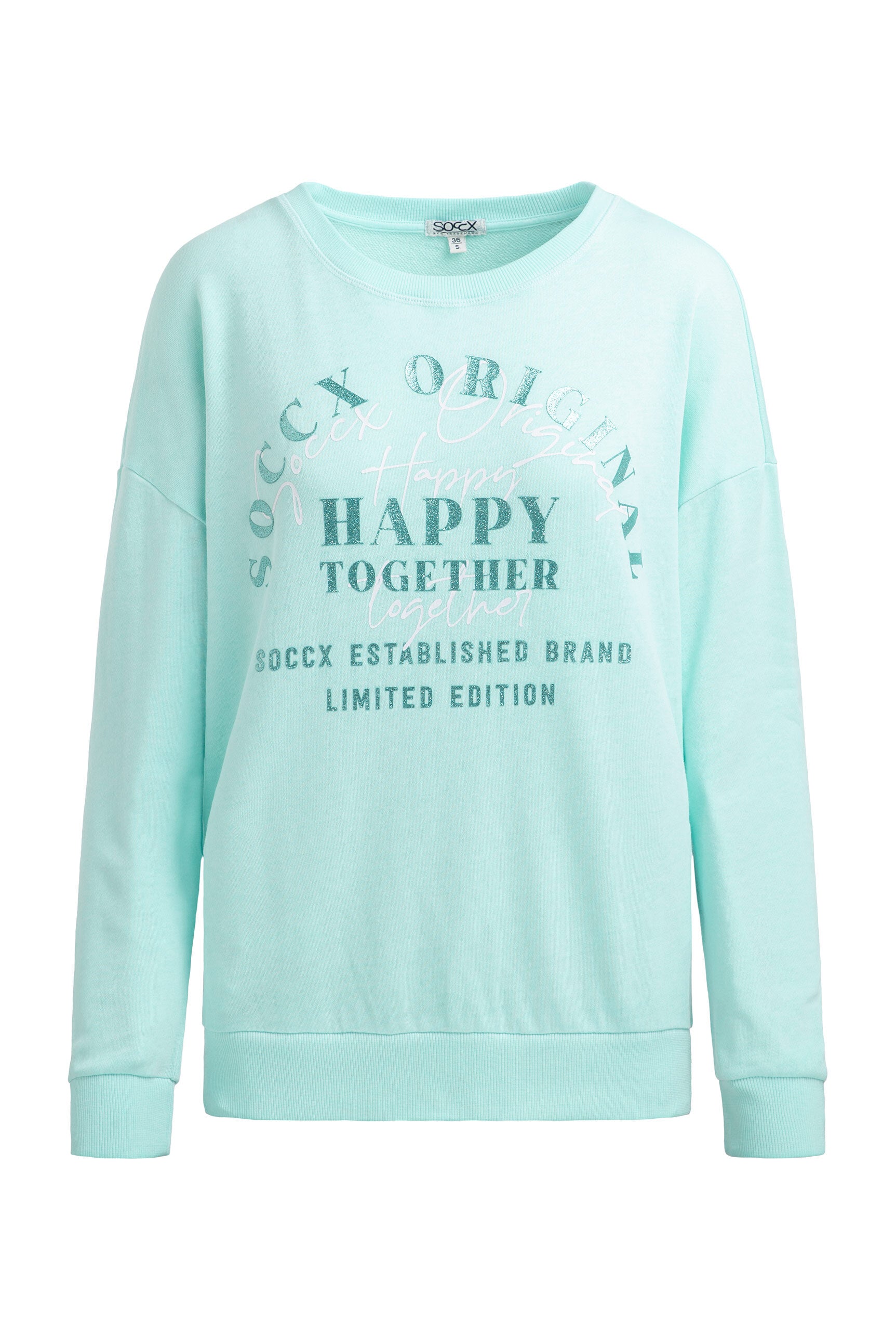 Bluza z brokatowym wzorem