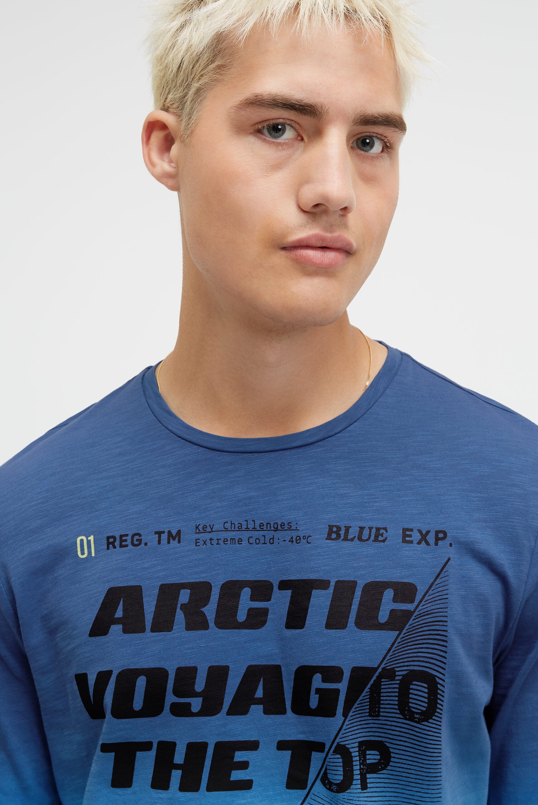 Longsleeve Dip Dye z Label Prints - 4