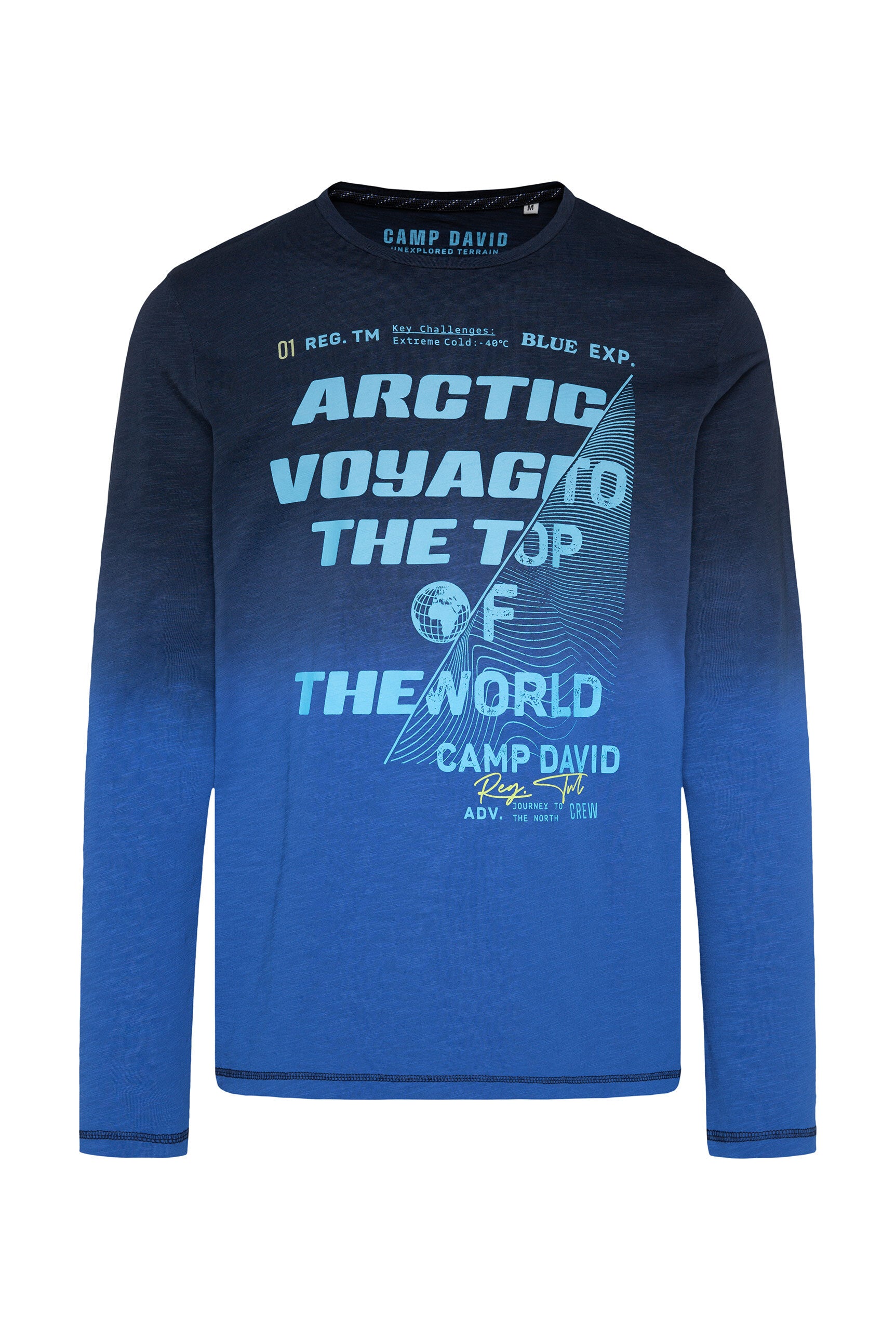 Longsleeve Dip Dye z Label Prints - 1