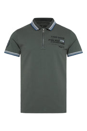 Polo piké z zamkiem i Artworkiem na plecach