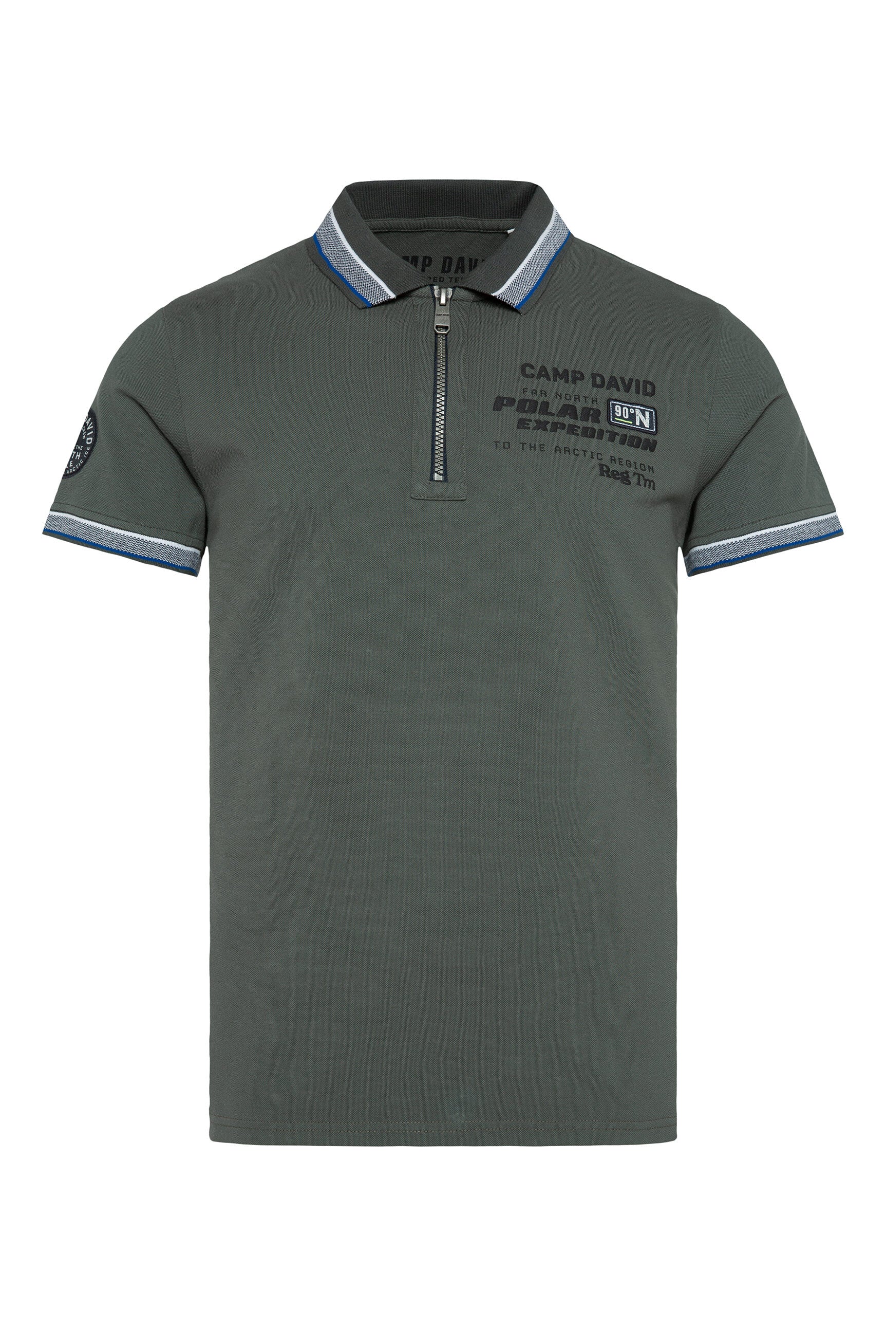 Polo piké z zamkiem i Artworkiem na plecach - 1