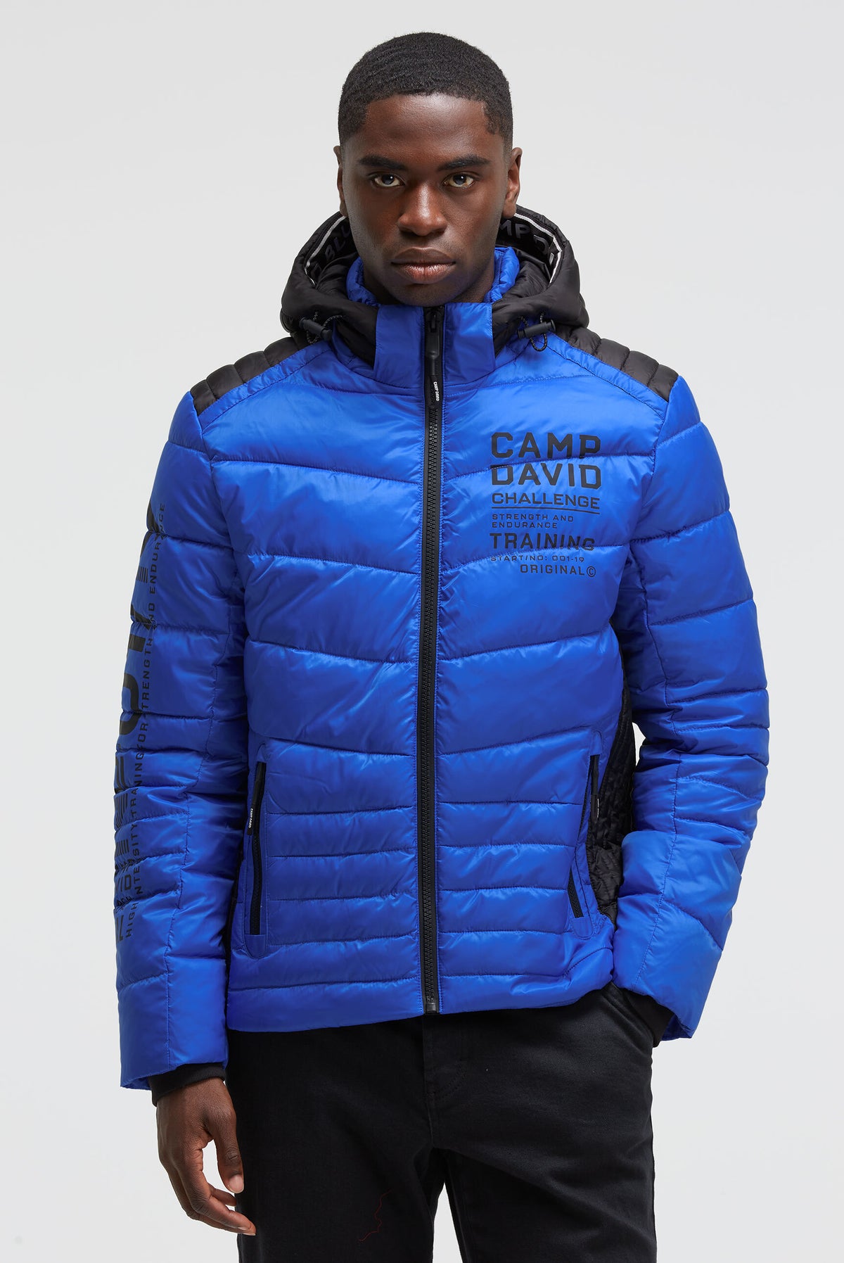Steppjacke mit Colour-Details flight blue - 2