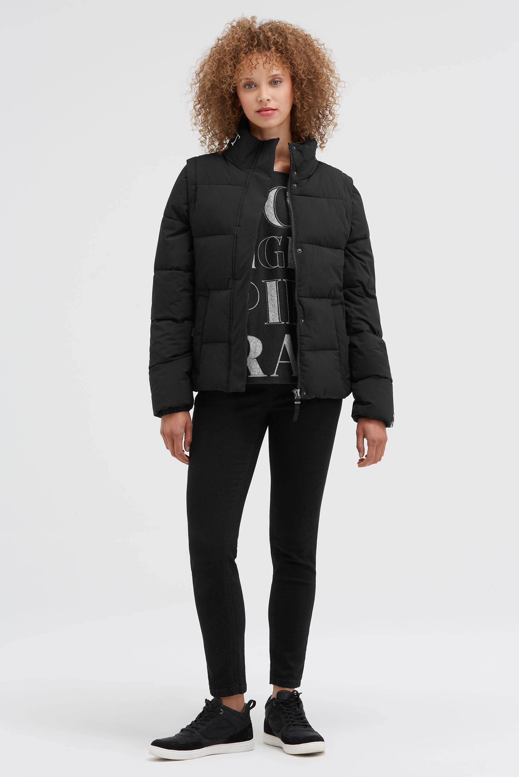 Kurtka pikowana i kamizelka 2 w 1 - 3