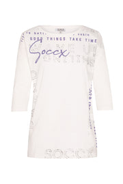 Koszulka z krótkimi rękawami i nadrukiem Label