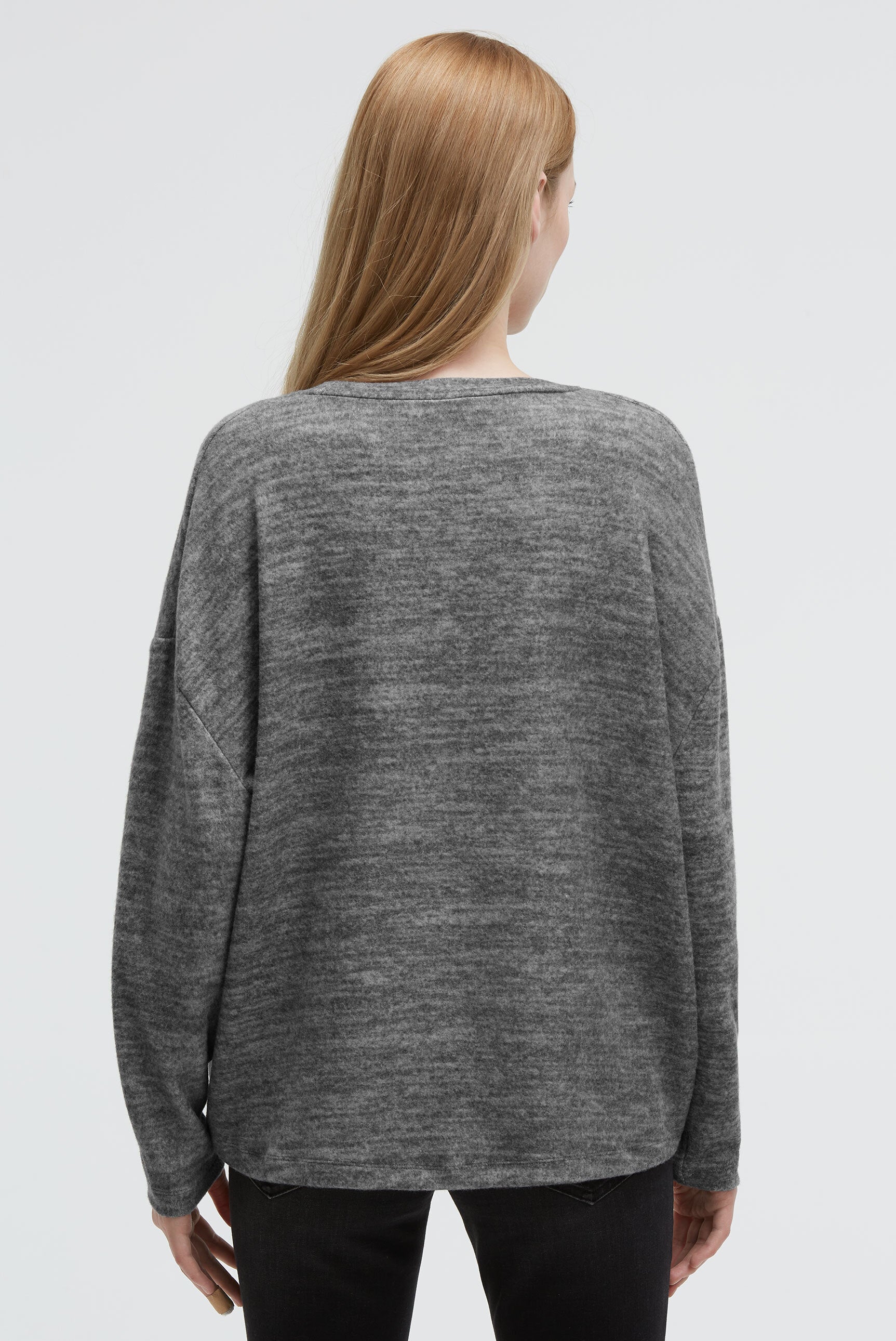 Sweter z miękkiej dzianiny z nadrukiem logo - 5