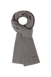 Szalik w prążkowanym splocie Stone Washed