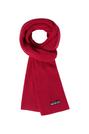 Szalik w prążkowanym splocie Stone Washed