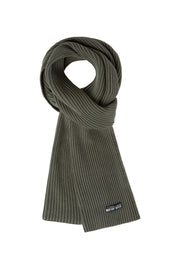 Szalik w prążkowanym splocie Stone Washed