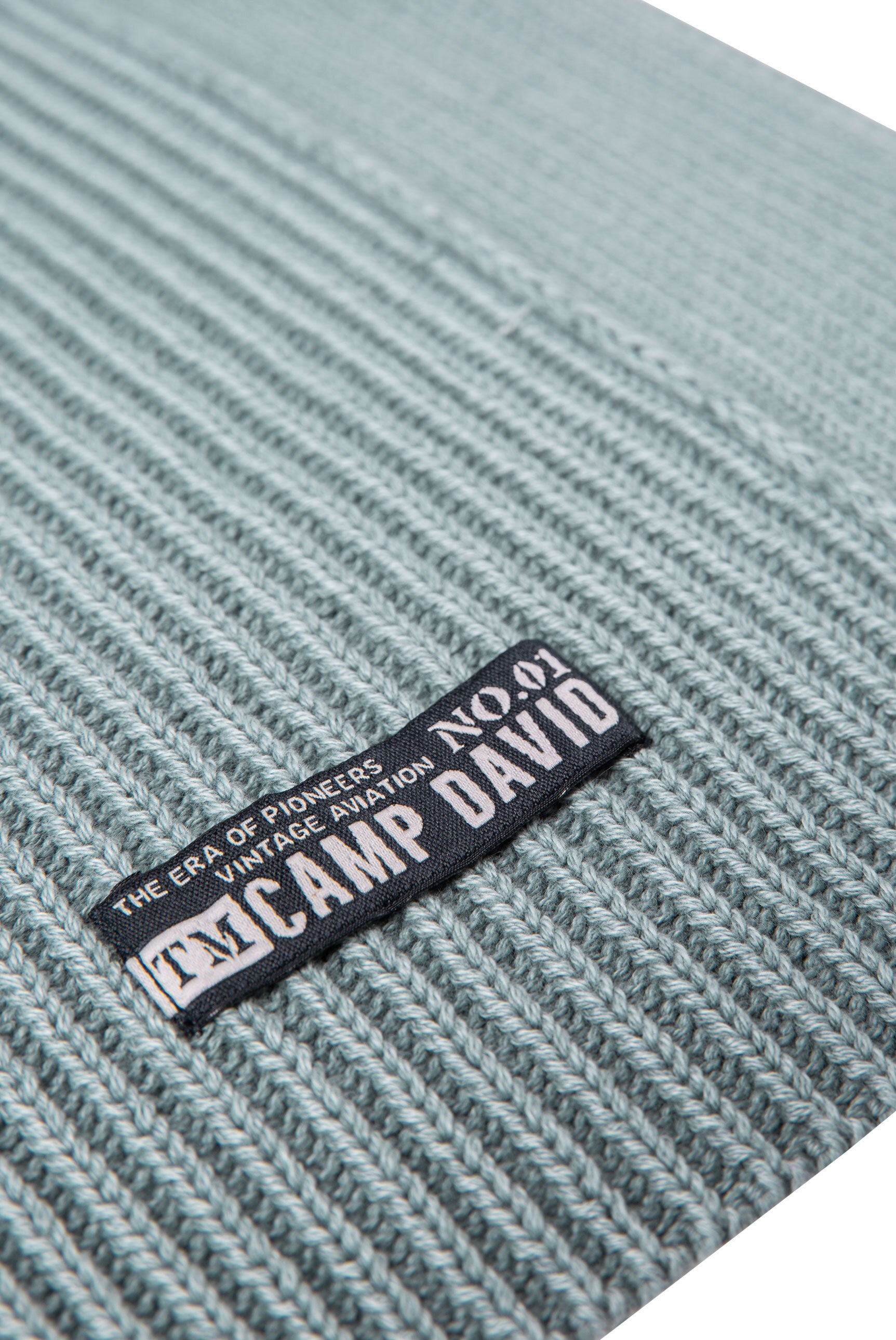 Szalik w prążkowanym splocie Stone Washed - 4