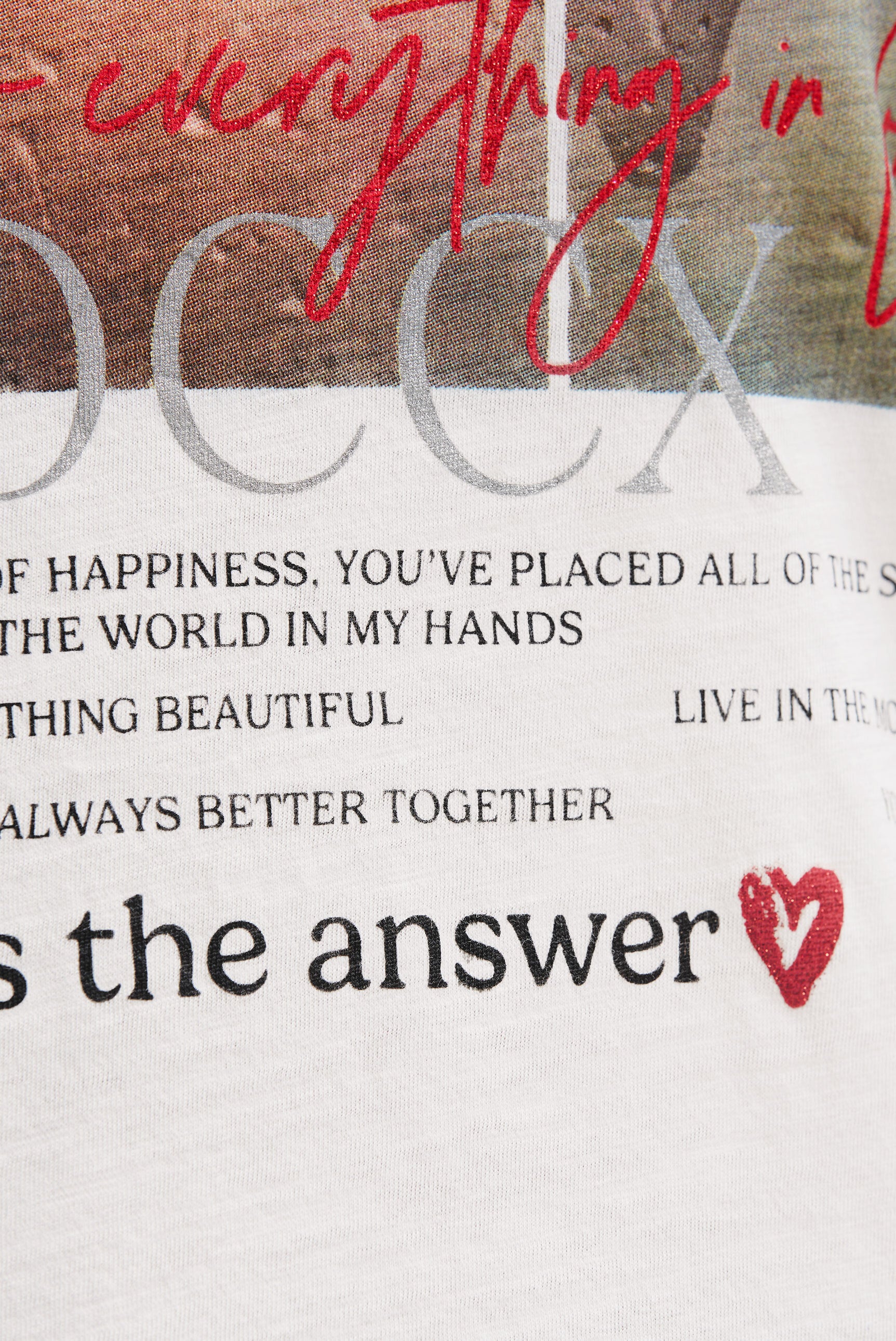 Koszulka z okrągłym dekoltem i wzorem - 6