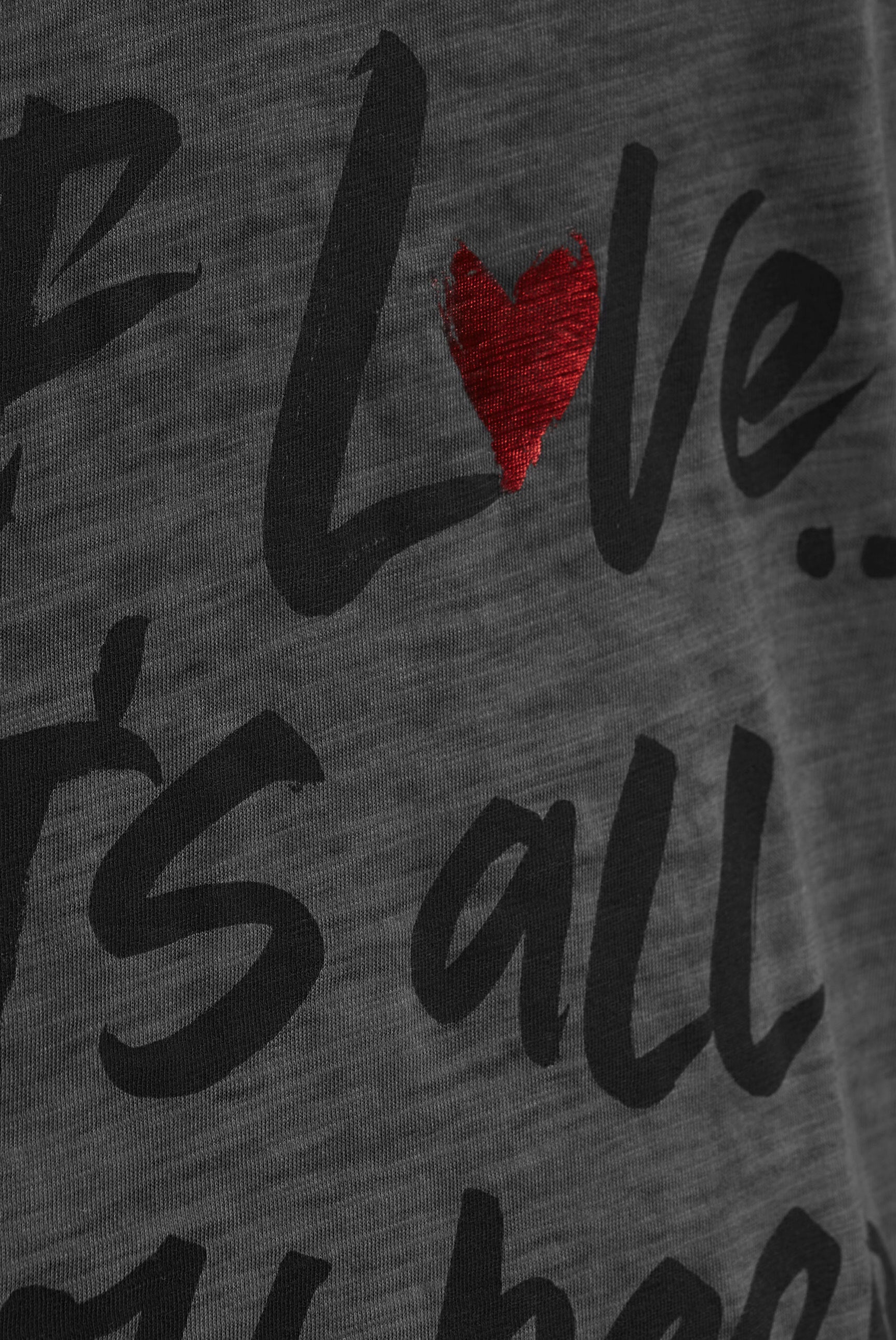 Koszula z dekoltem serafino z nadrukiem na plecach - 7