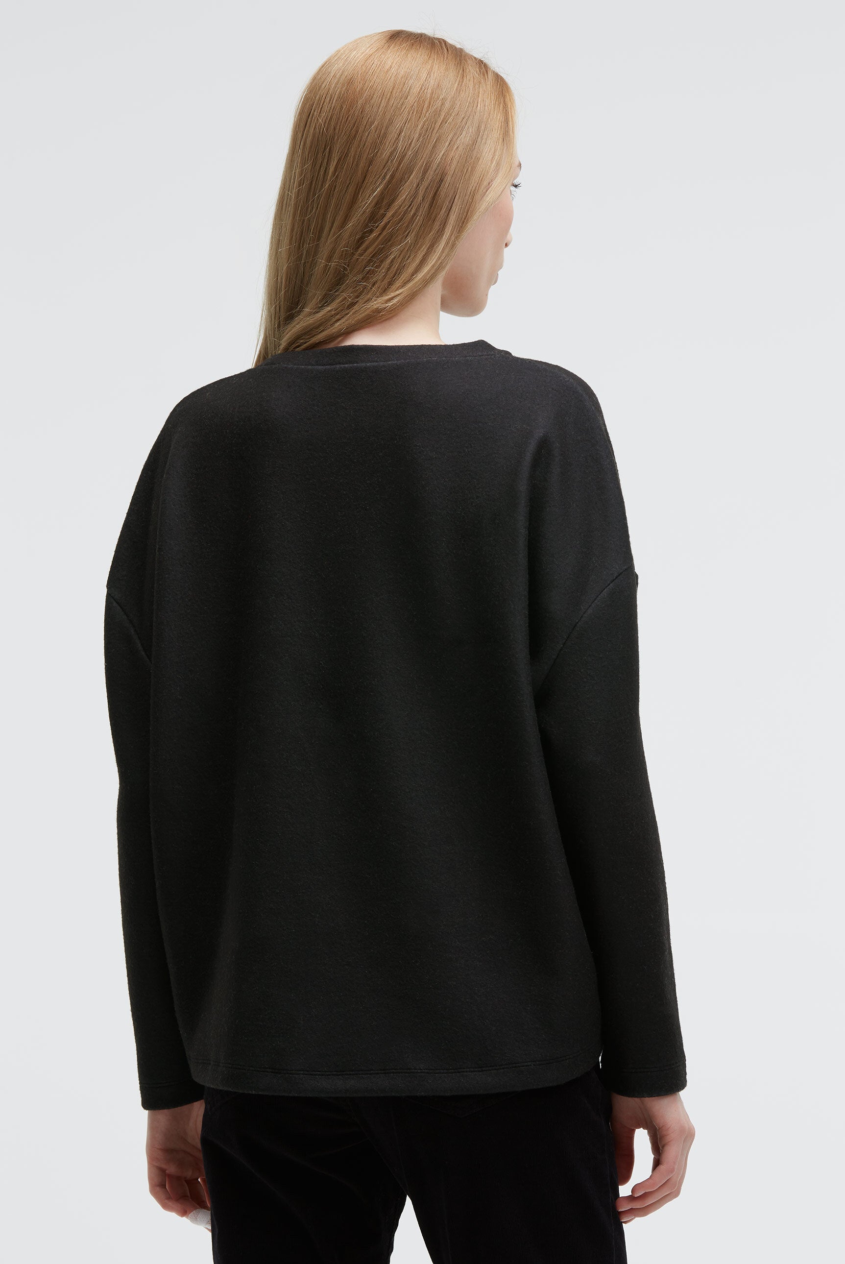 Sweter z miękkiej dzianiny z nadrukiem logo - 5